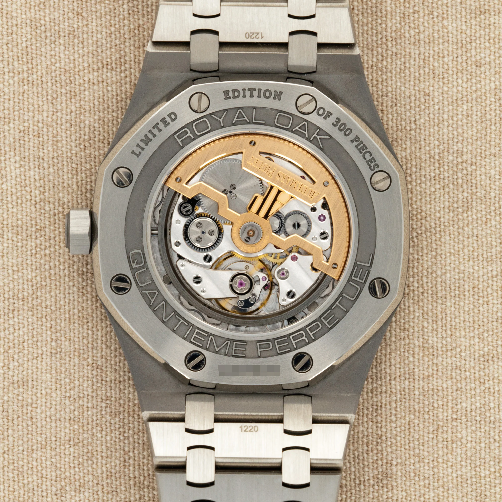 Audemars Piguet Titanium Royal Oak Quantieme Perpetual Ref. 26615 with Salmon Dial - Image 5