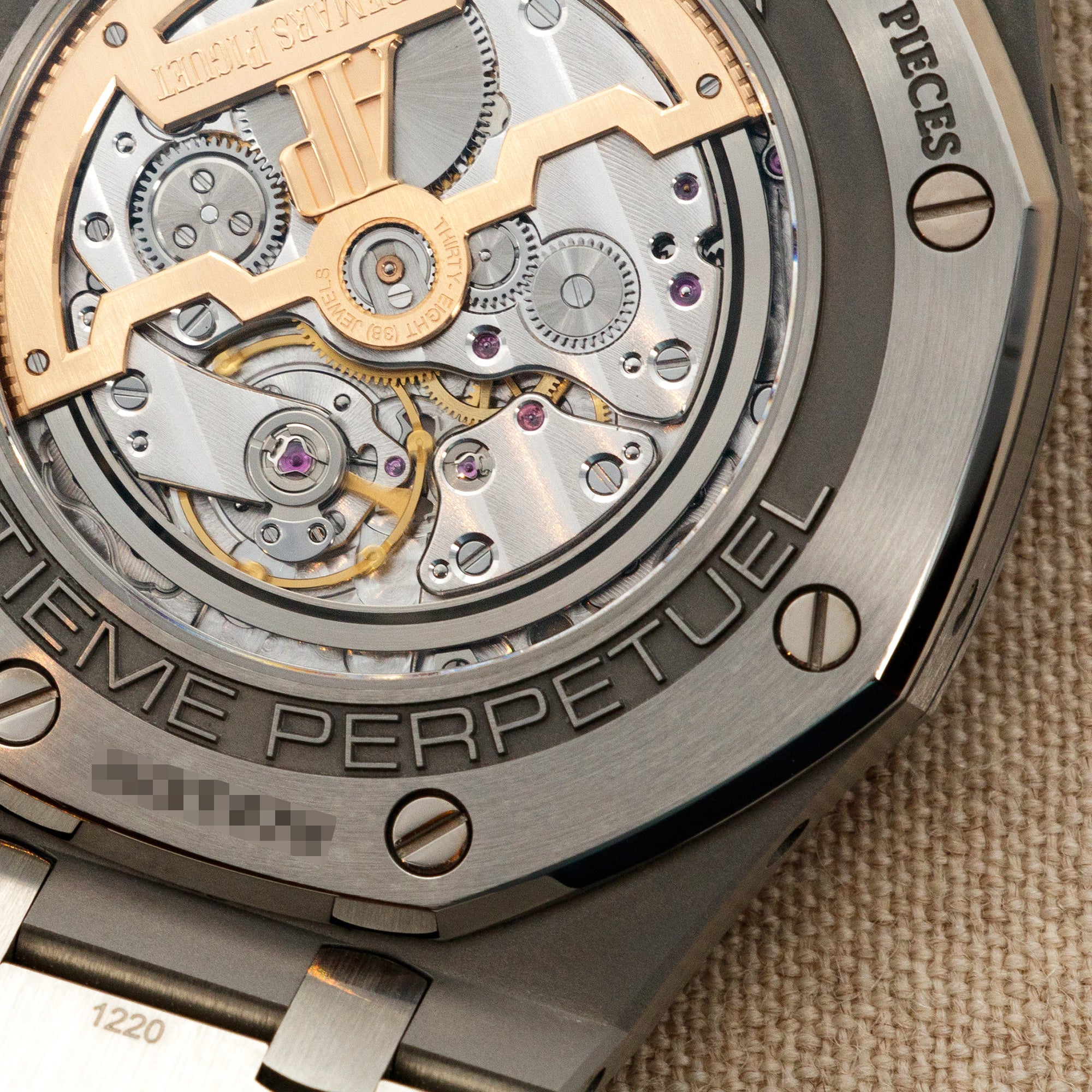 Audemars Piguet Titanium Royal Oak Quantieme Perpetual Ref. 26615 with Salmon Dial - Image 6