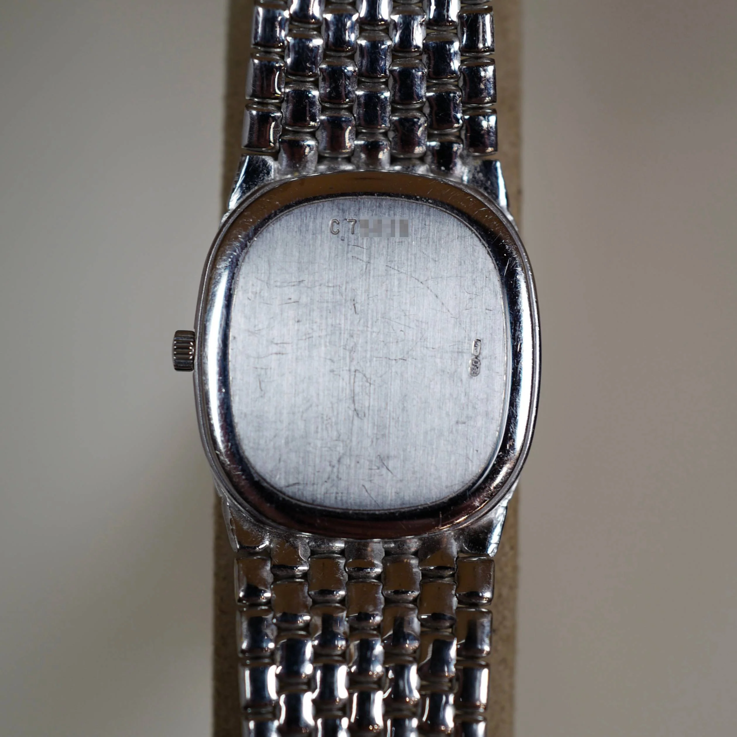 Audemars Piguet White Gold Beaded Bracelet Watch - Image 4
