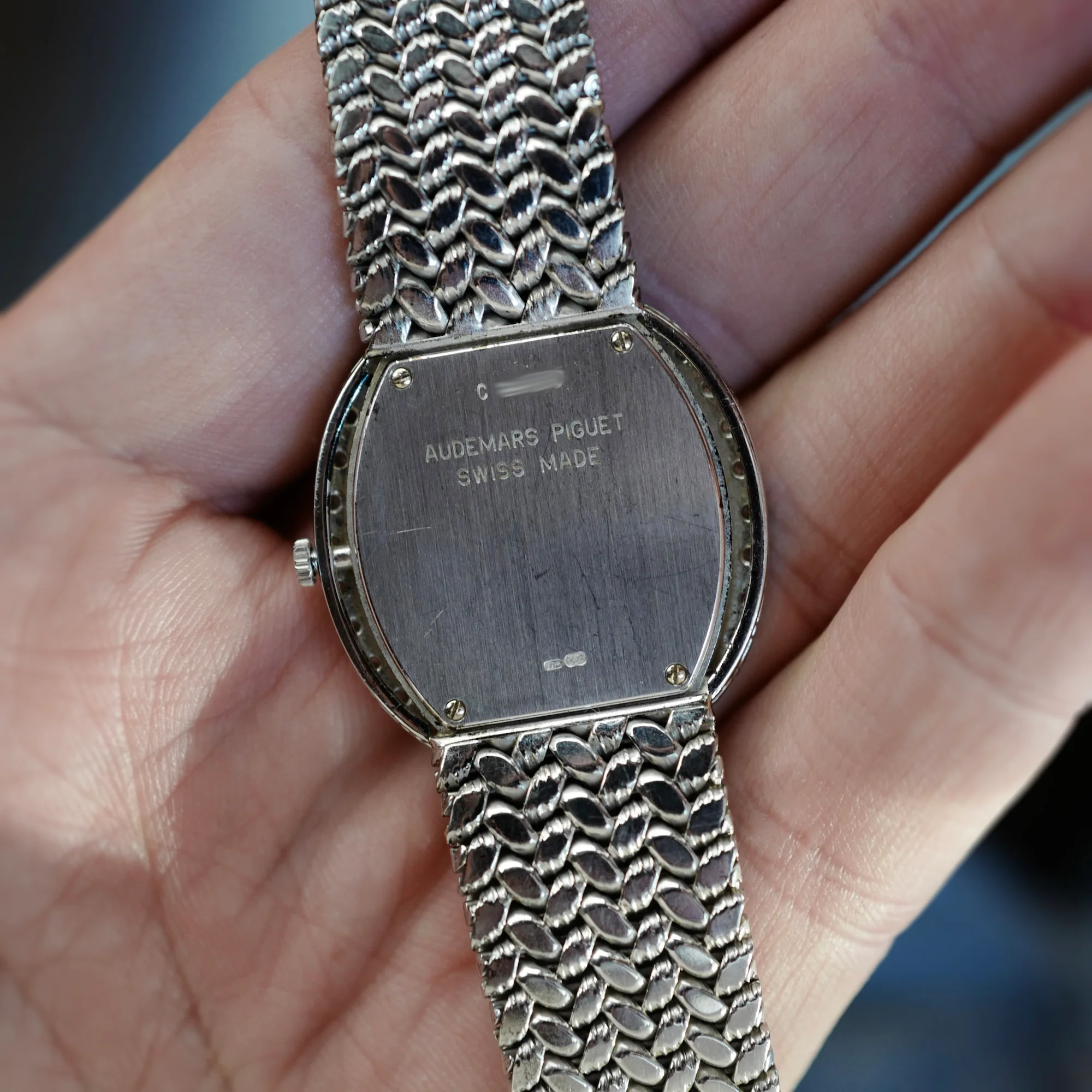 Audemars Piguet White Gold and Diamond Watch - Image 7