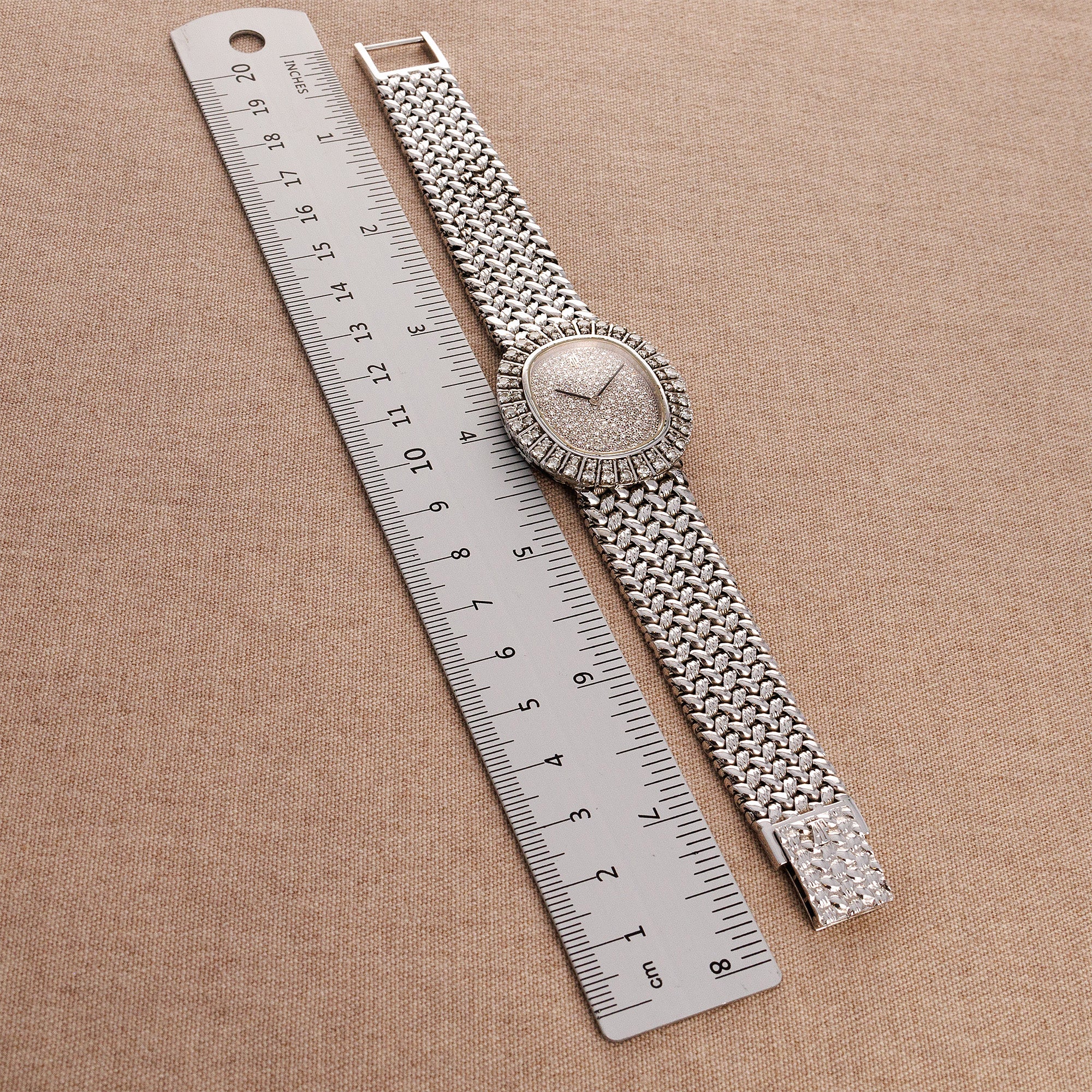 Audemars Piguet White Gold and Diamond Watch - Image 8