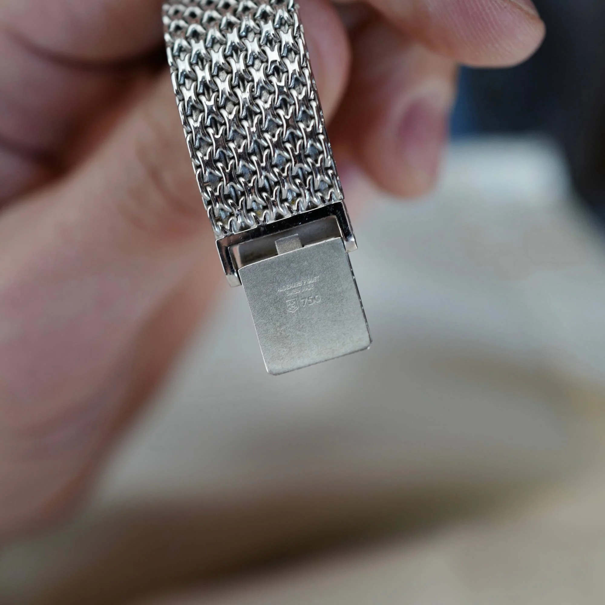 Audemars Piguet White Gold Vintage Bracelet Watch Ref. 4647 - Image 6