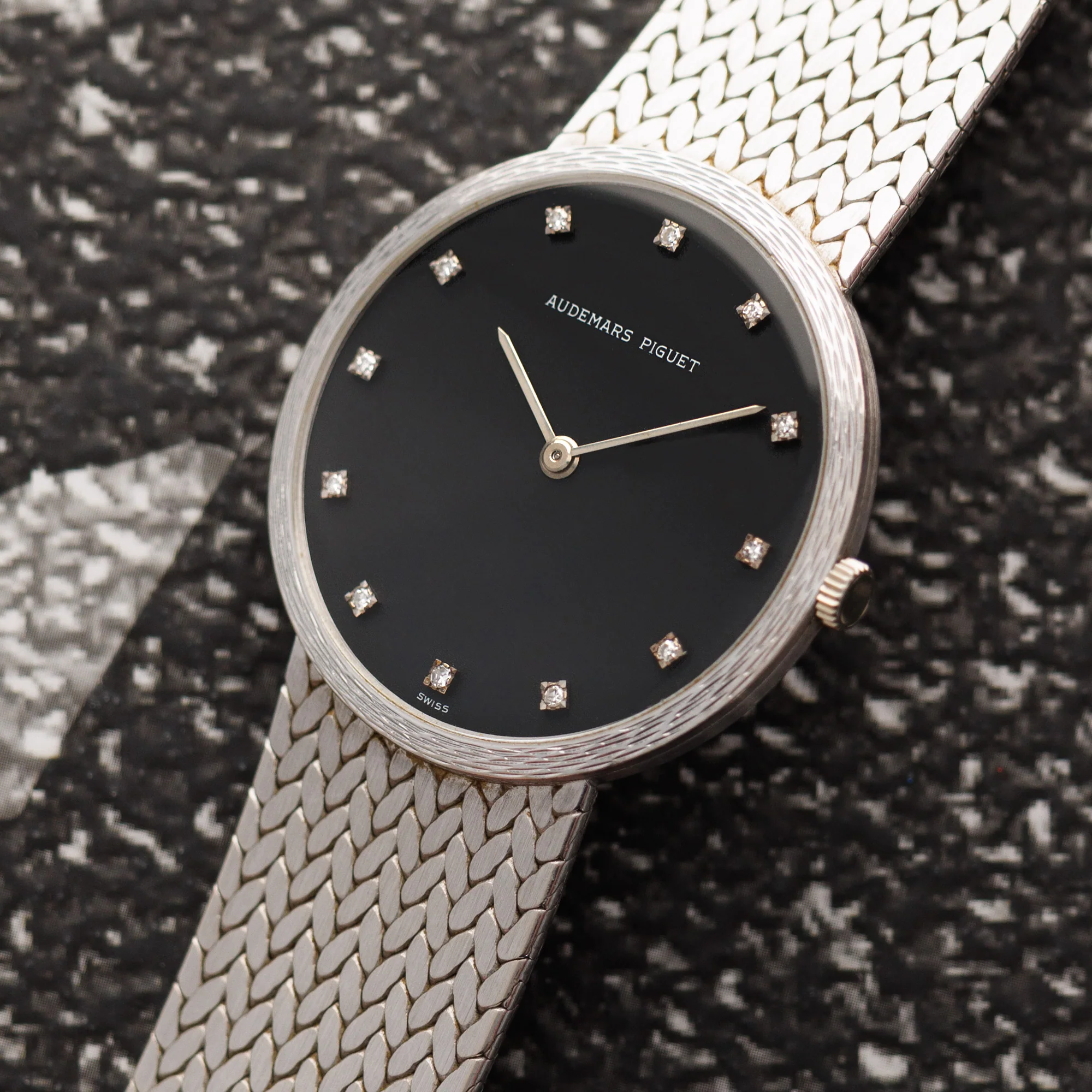 Audemars Piguet White Gold and Diamond Watch - Image 2