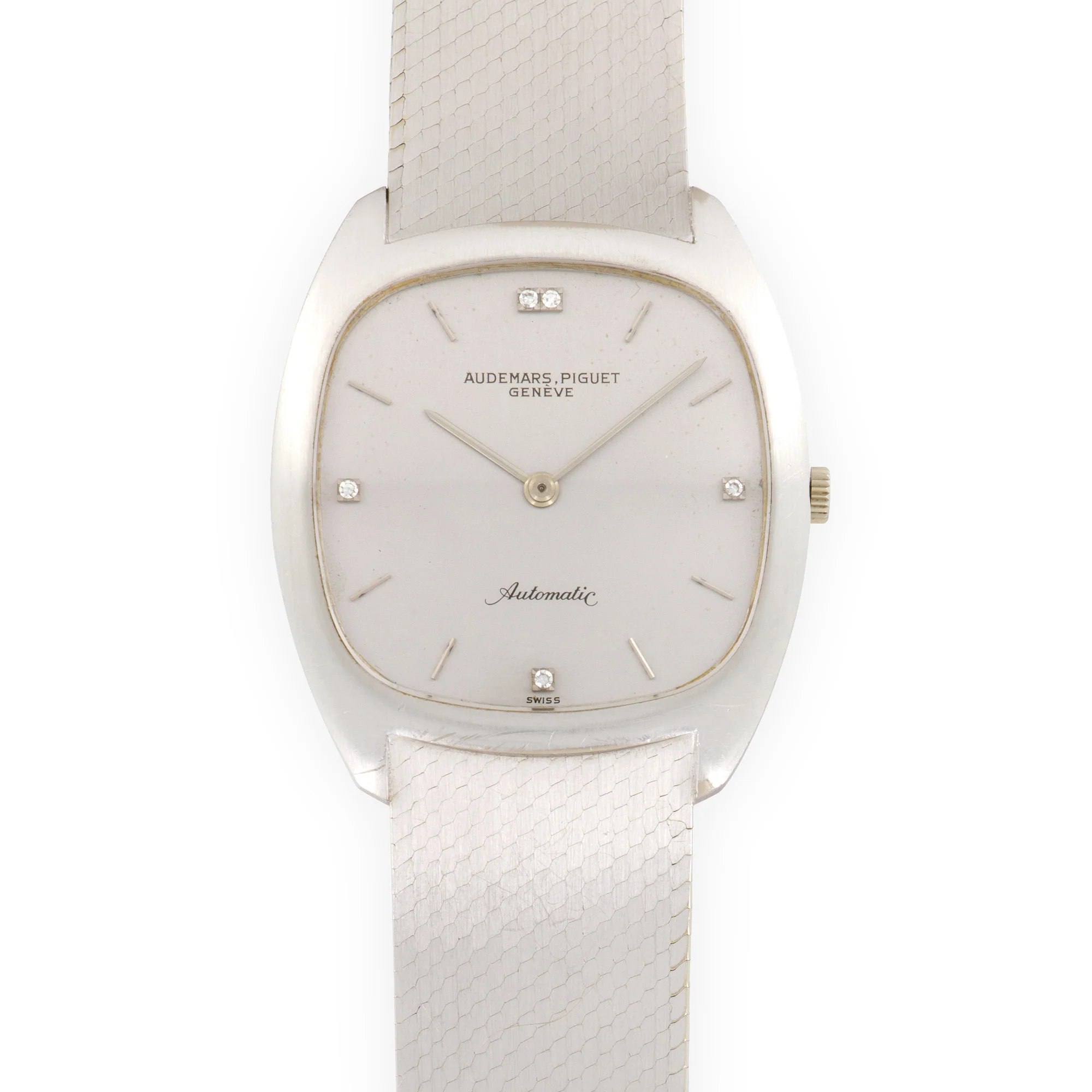 Audemars Piguet White Gold Automatic Bracelet Watch
