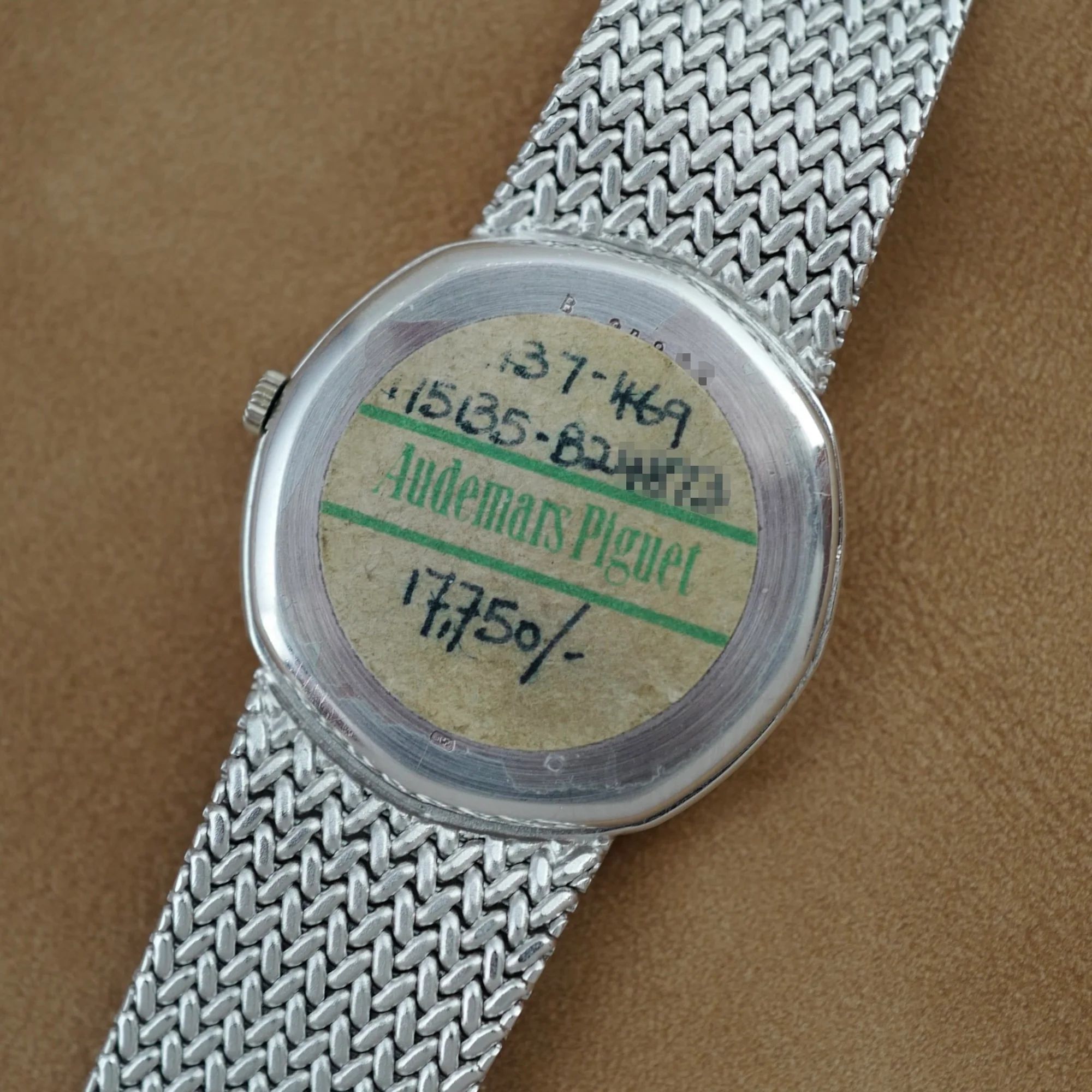 Audemars Piguet White Gold Automatic Bracelet Watch Ref. 15135 - Image 5