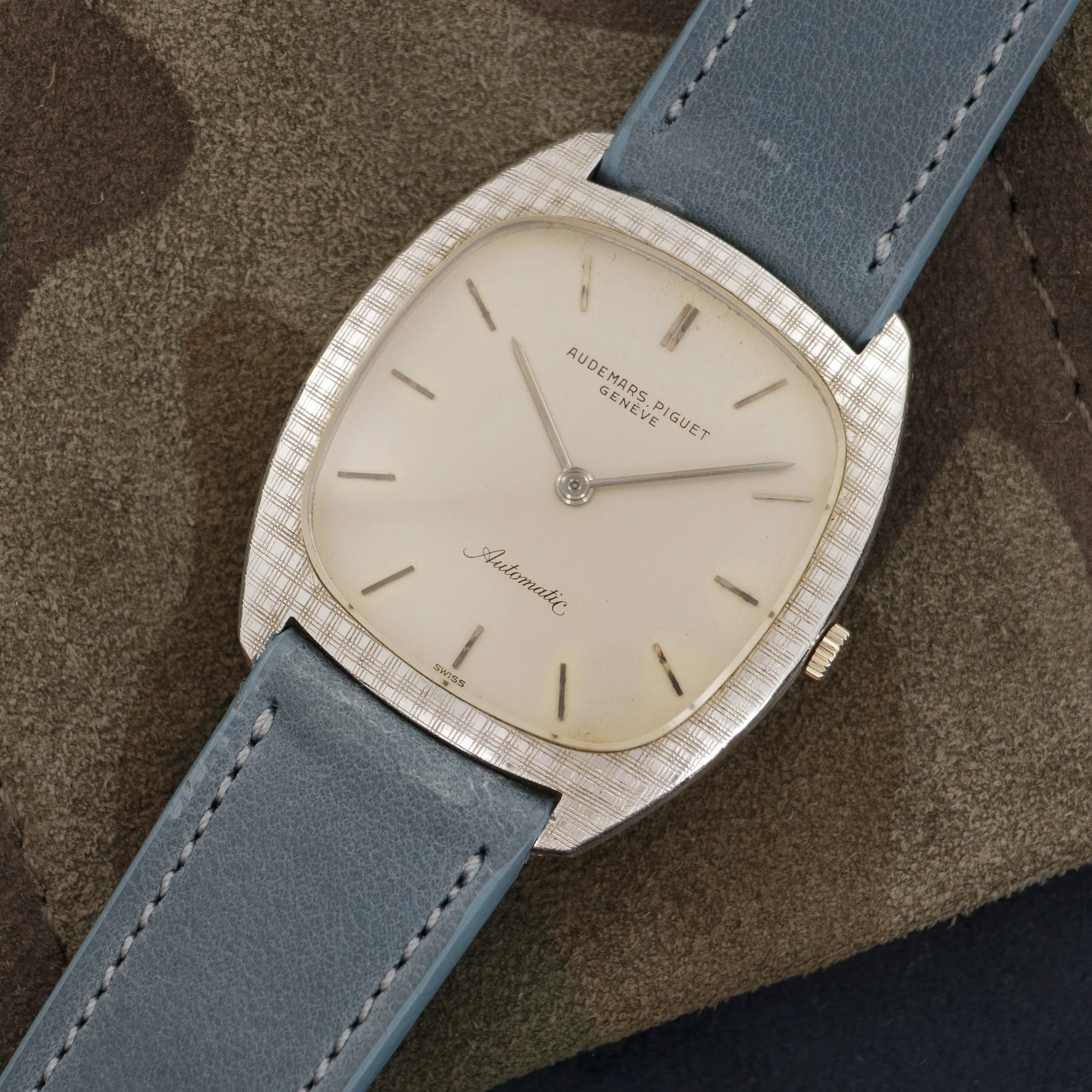 Audemars Piguet White Gold Automatic Strap Watch - Image 2