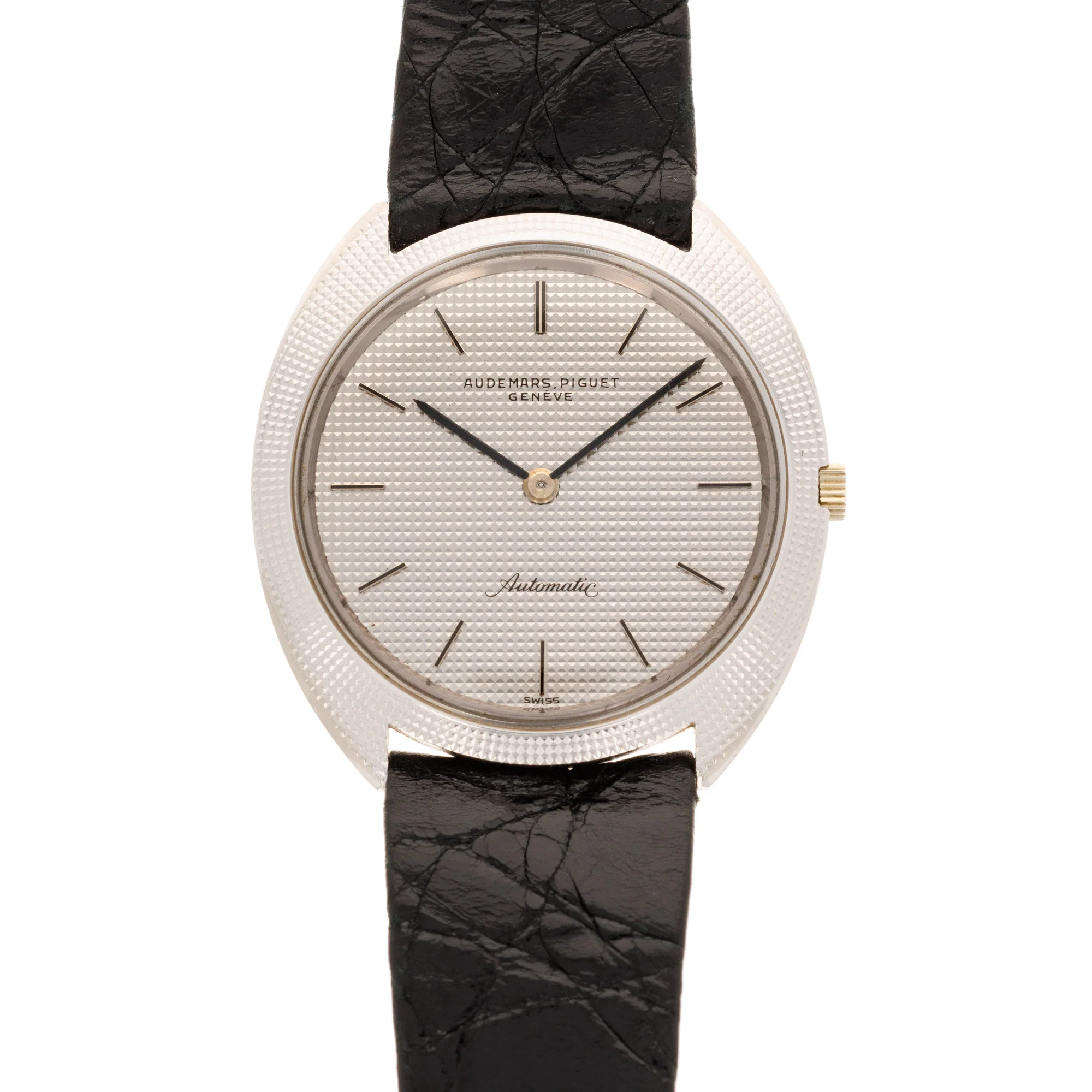 Audemars Piguet White Gold Automatic Tonneau Watch