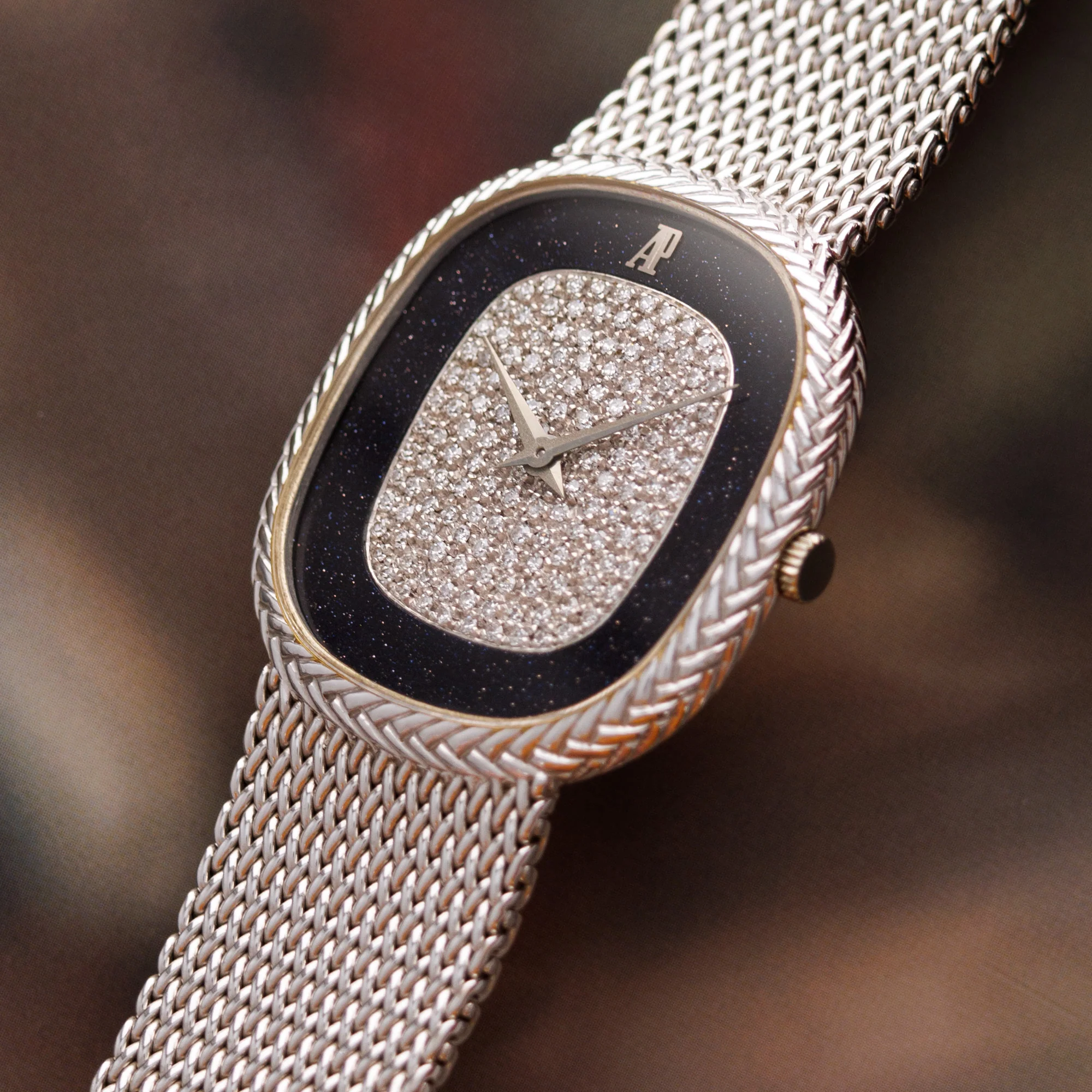 Audemars Piguet White Gold Aventurine Watch - Image 2
