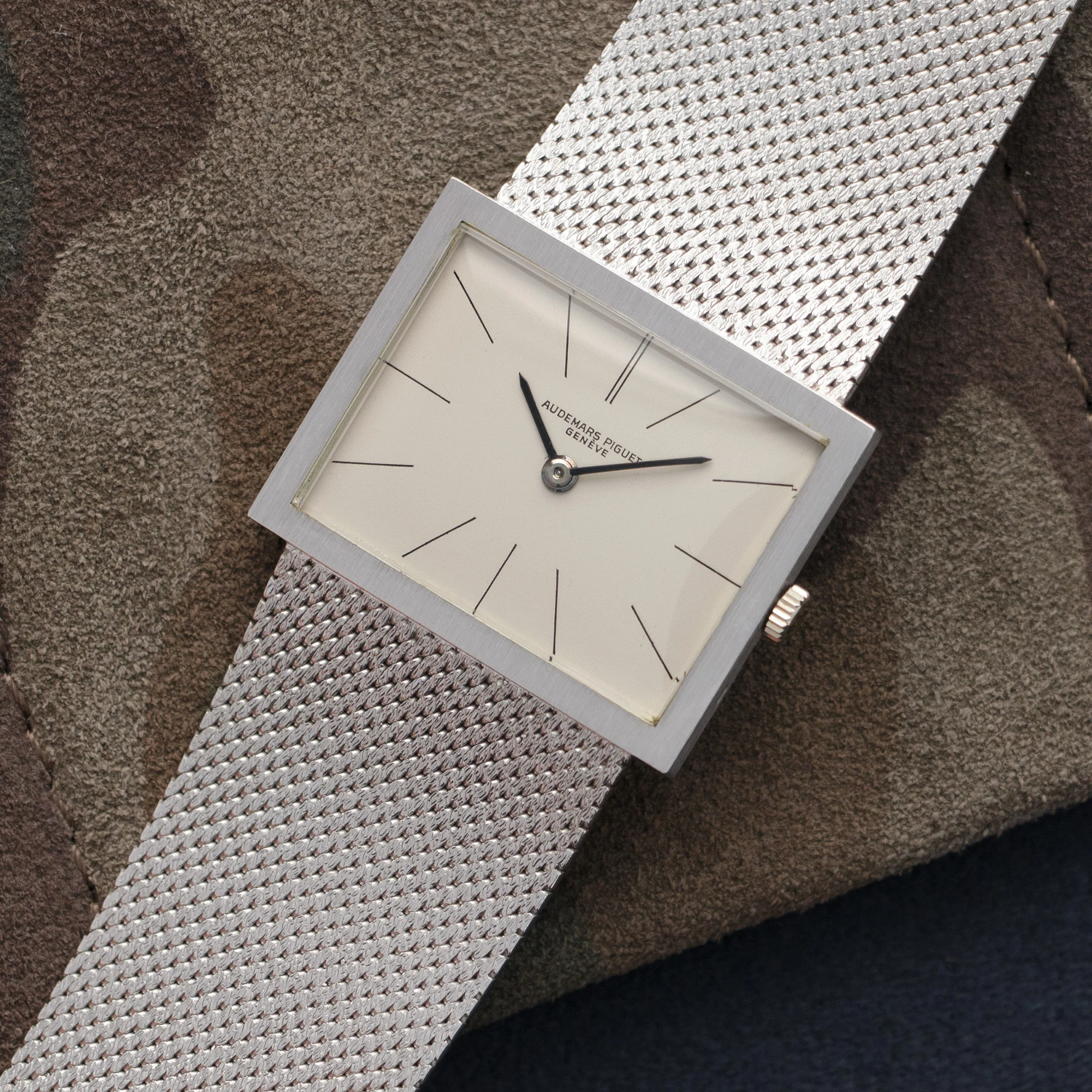 Audemars Piguet White Gold Bracelet Watch - Image 2