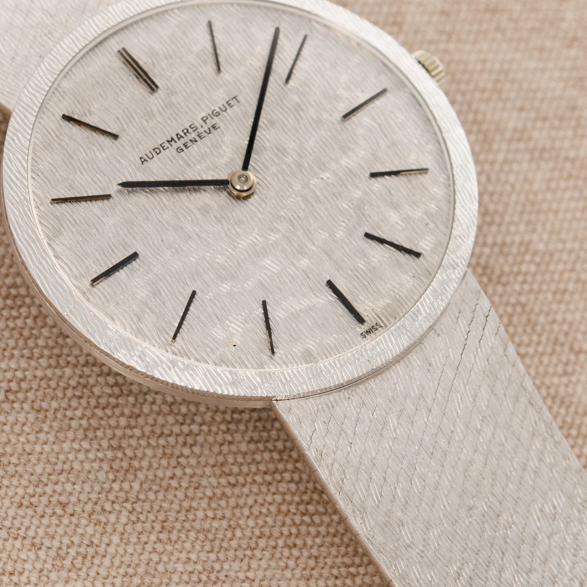 Audemars Piguet White Gold Bracelet Watch Ref. 5266 - Image 4