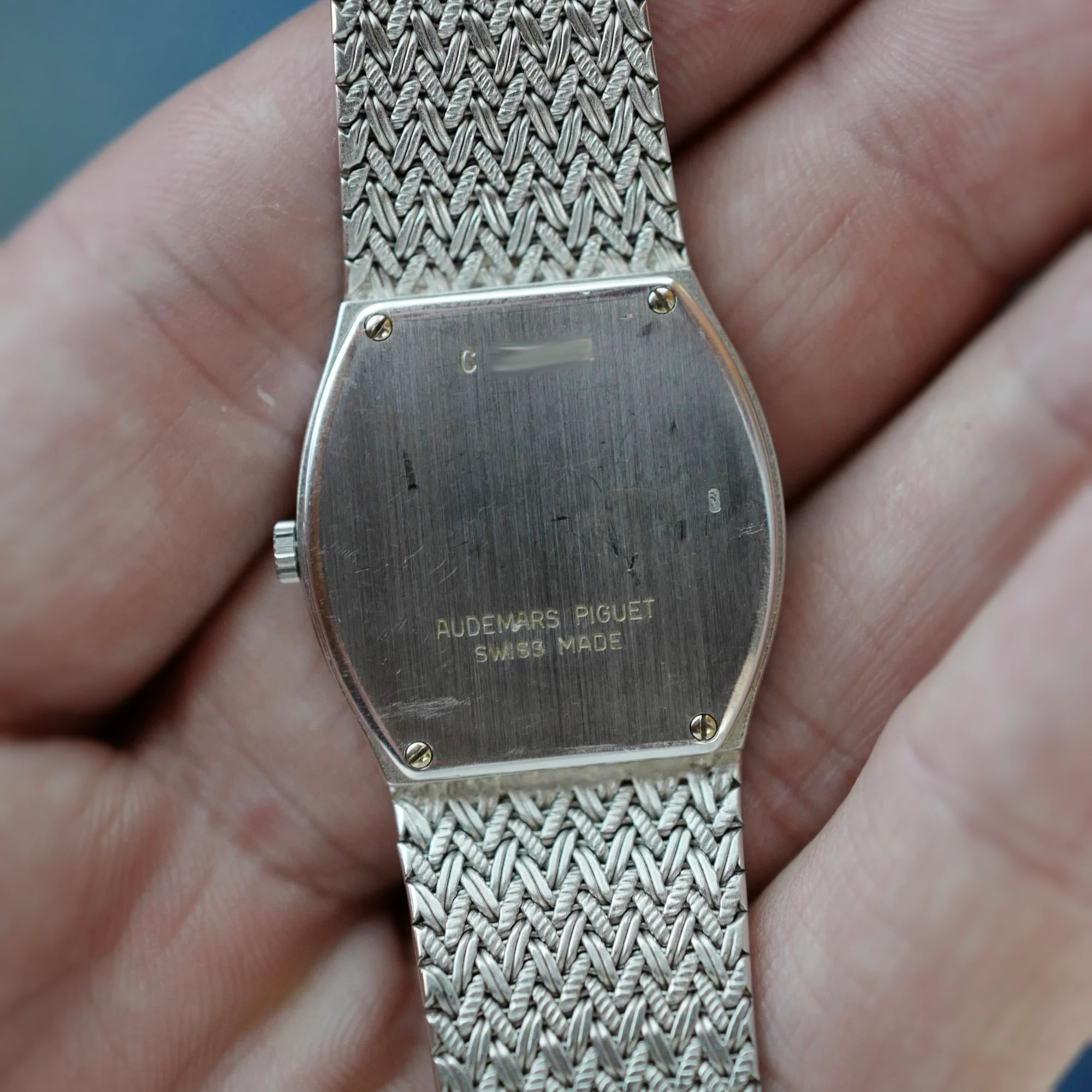 Audemars Piguet White Gold Bracelet Watch with Diamond Dial - Image 6