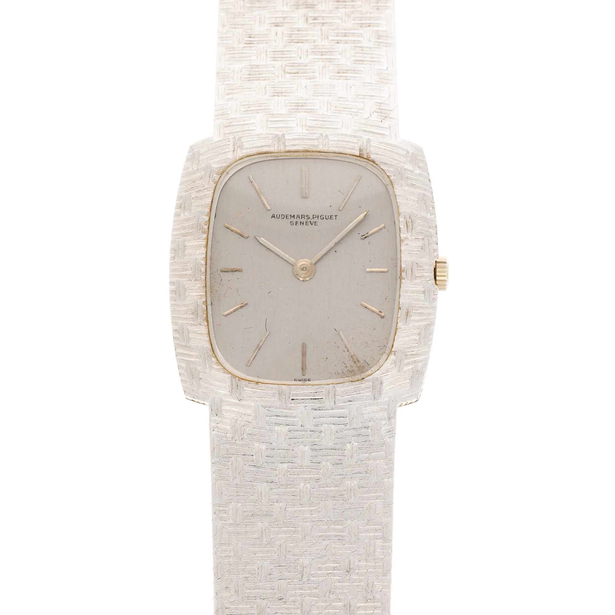 Audemars Piguet White Gold Bracelet Watch with Original Box and Papers