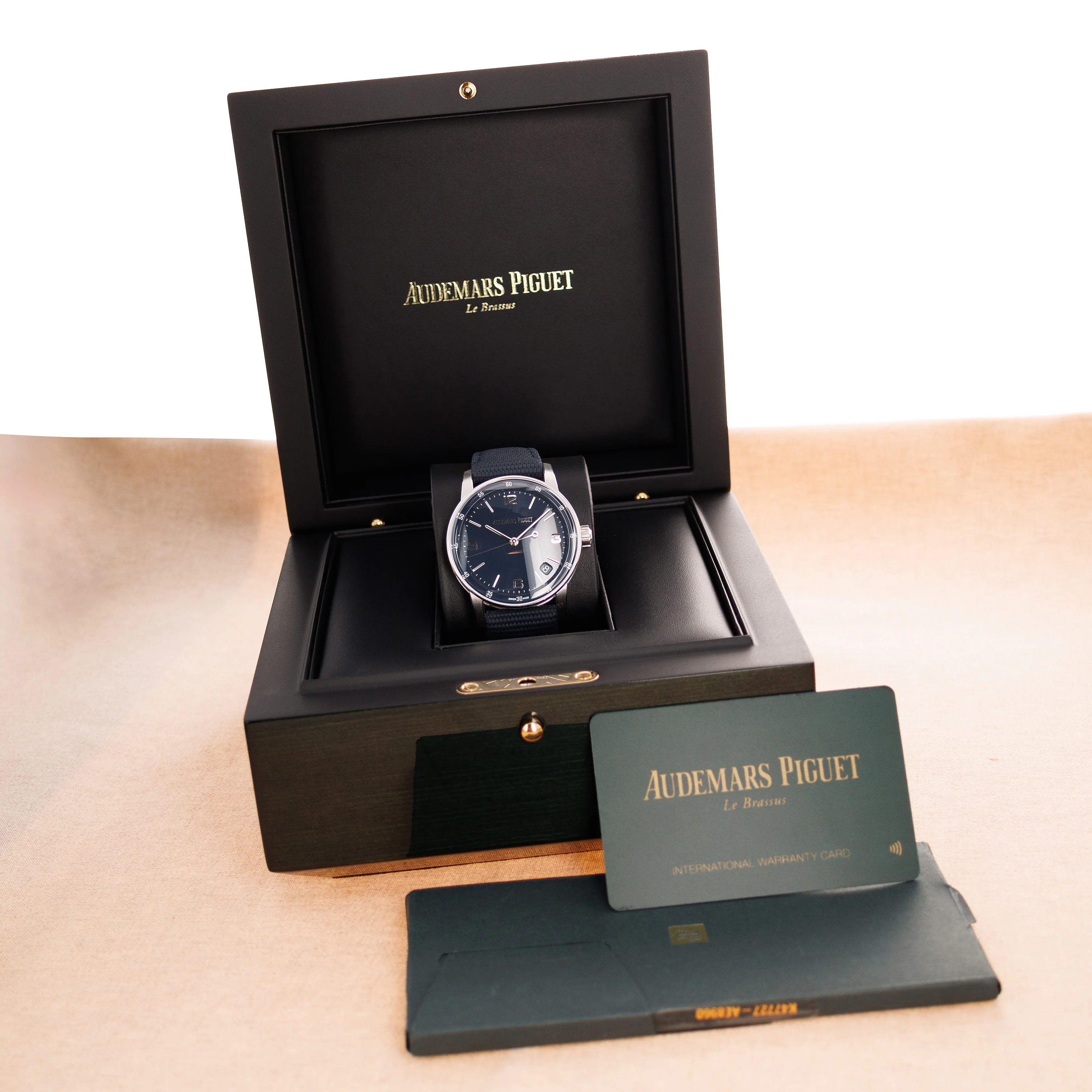 Audemars Piguet White Gold Code 11:59 Ref. 15210 with Blue Dial - Image 5