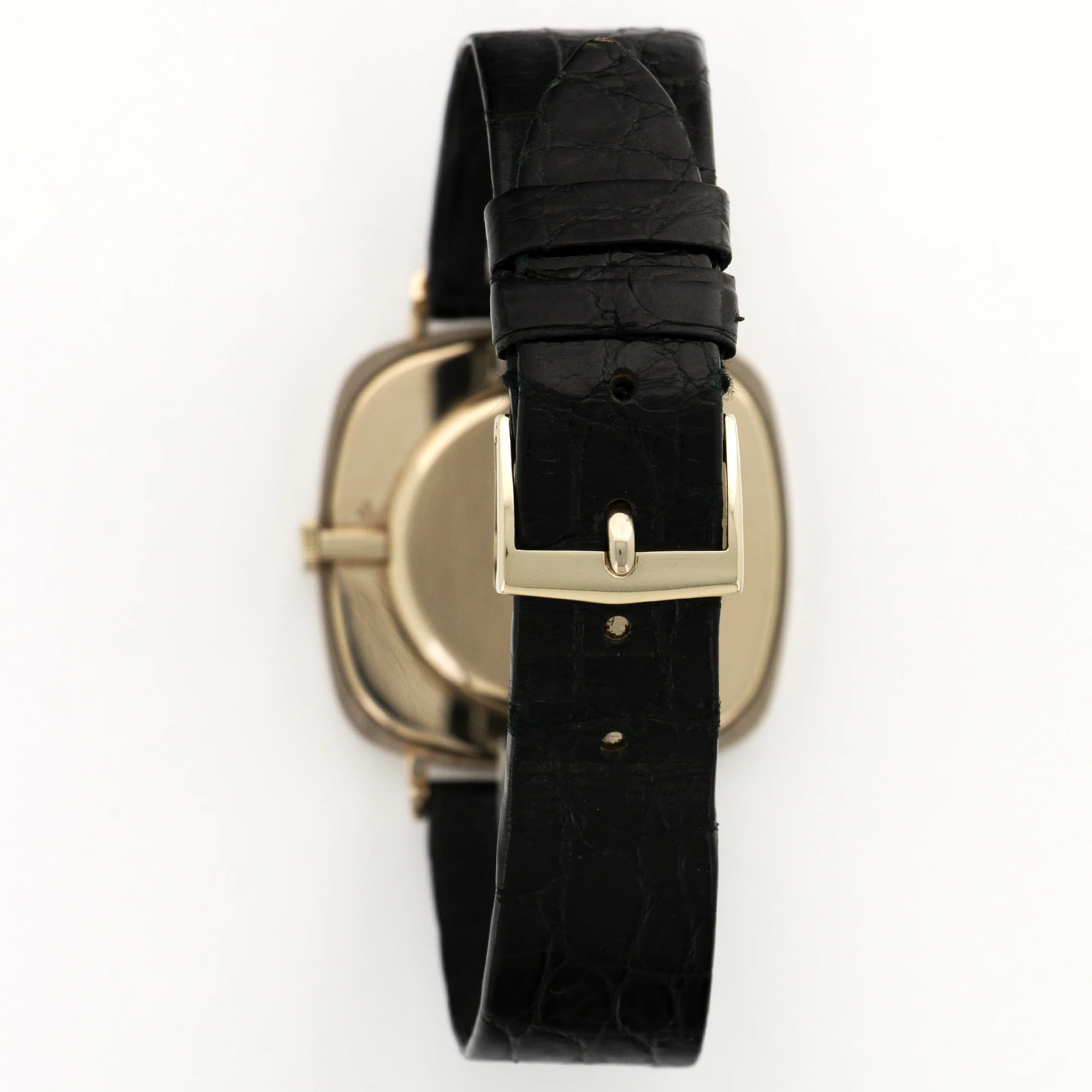Audemars Piguet White Gold Cushion-Shaped Strap Watch - Image 5