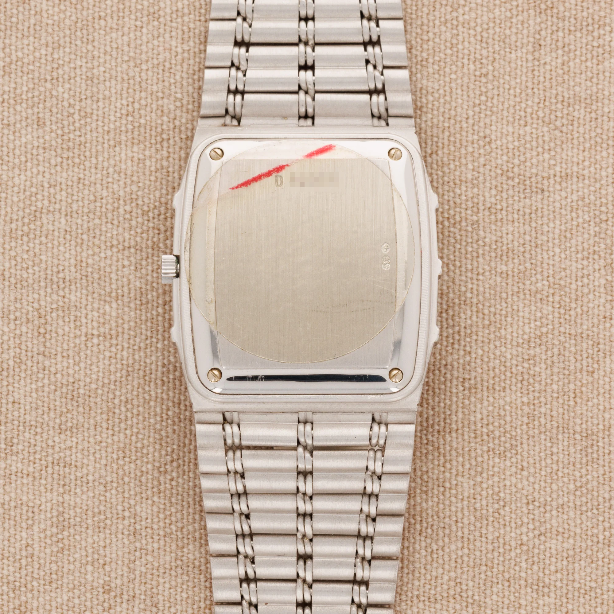 Audemars Piguet White Gold Diamond Bamboo with Geometric Logo Dial - Image 3