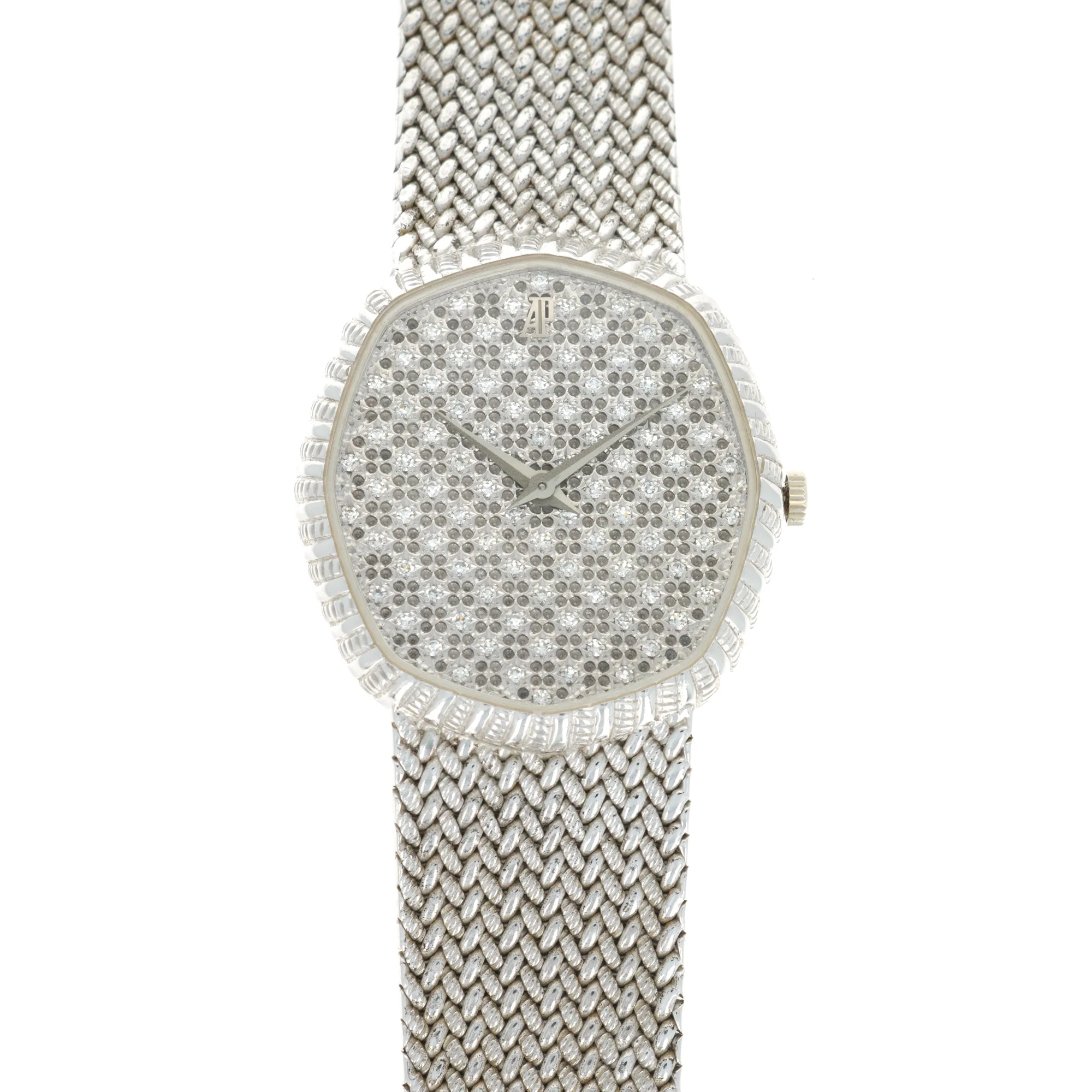 Audemars Piguet White Gold Diamond Bracelet Watch