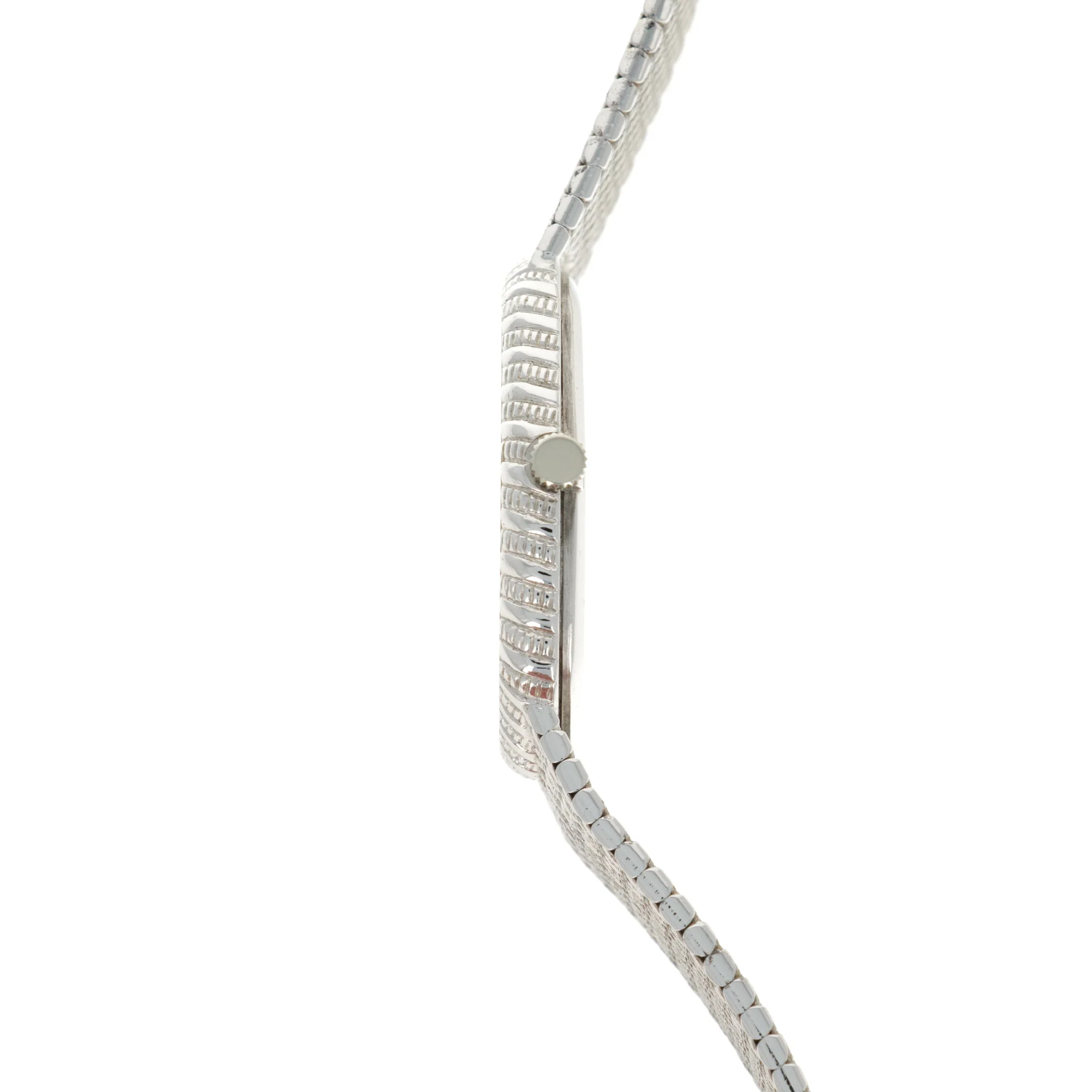 Audemars Piguet White Gold Diamond Bracelet Watch - Image 3