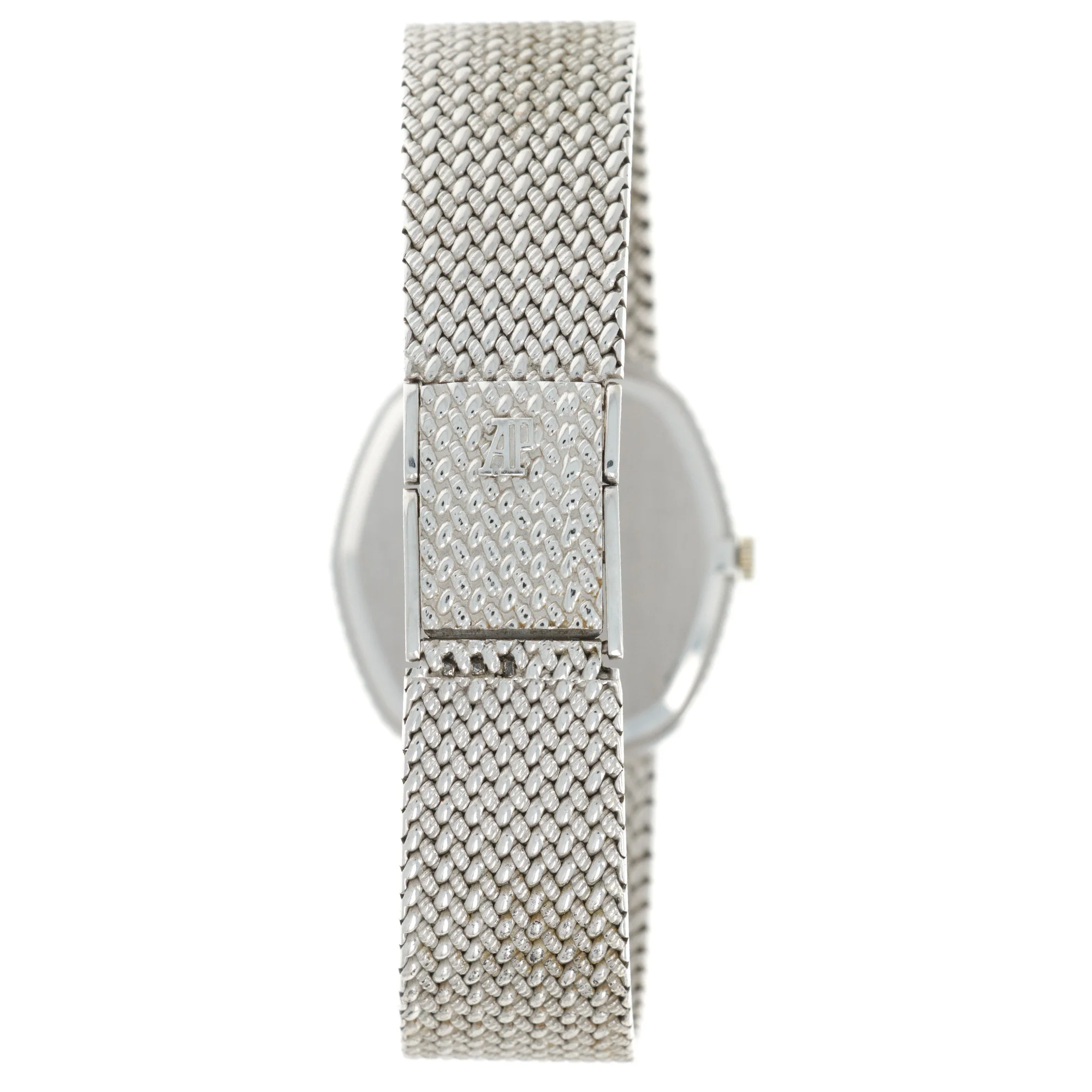 Audemars Piguet White Gold Diamond Bracelet Watch - Image 4