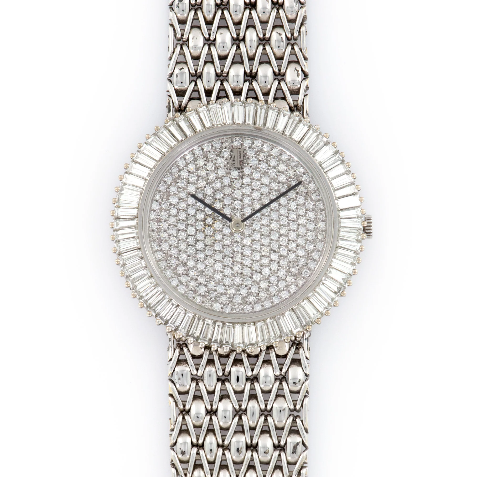 Audemars Piguet White Gold Diamond Bracelet Watch