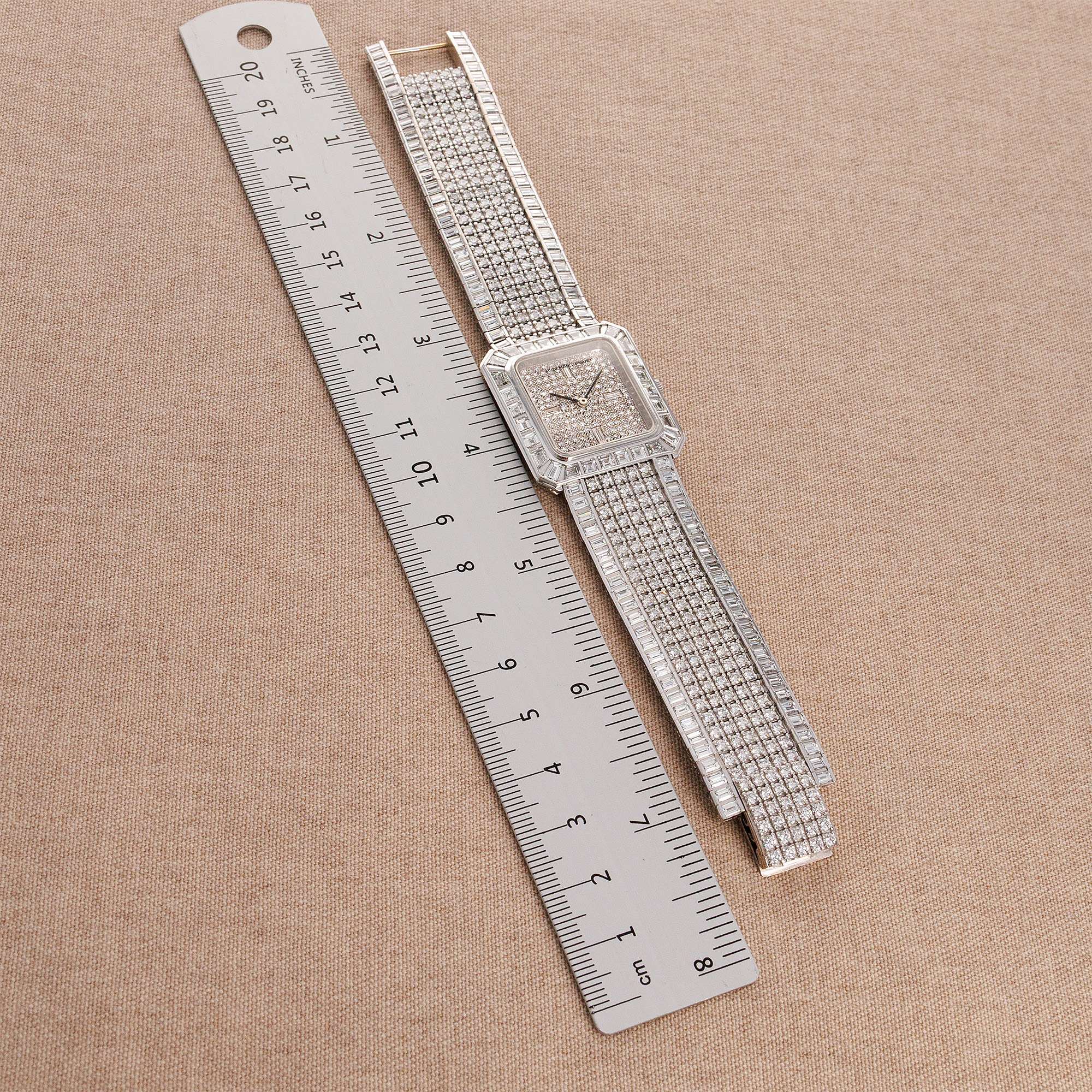 Audemars Piguet White Gold Diamond Bracelet Watch Ref. 14612 - Image 9