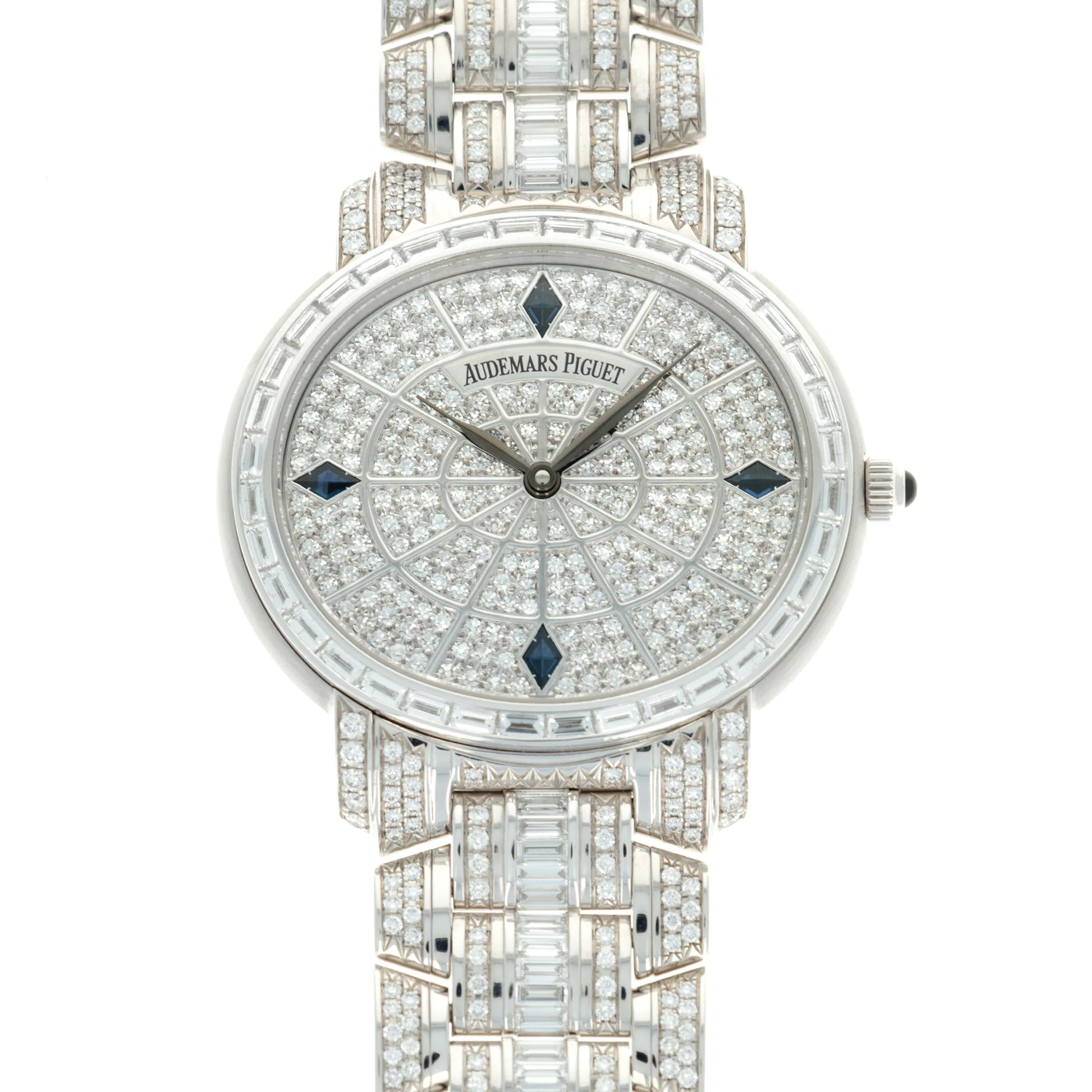Audemars Piguet White Gold Diamond Millenary Watch Ref. 15109