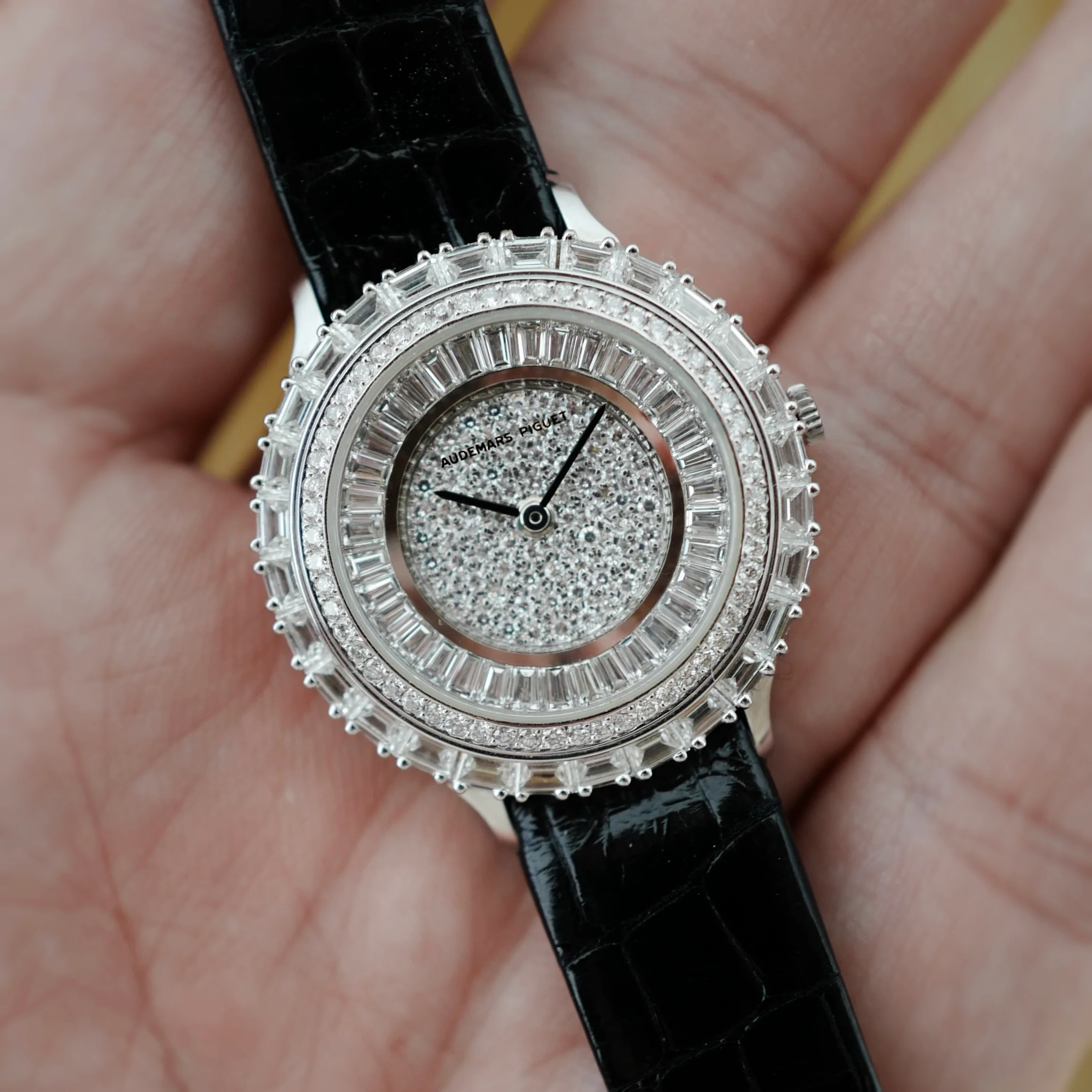Audemars Piguet White Gold Diamond Watch - Image 4