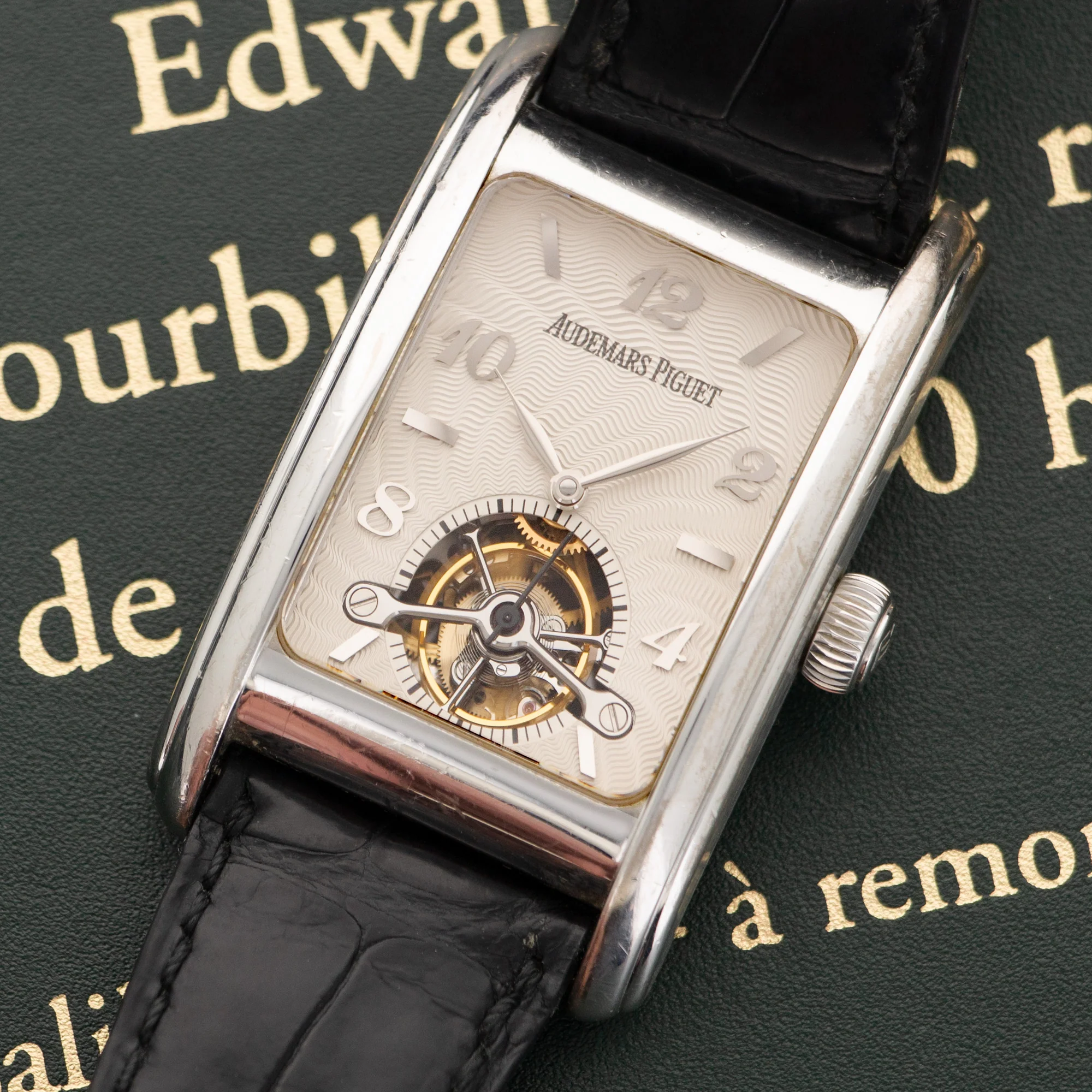 Audemars Piguet White Gold Edward Piguet Tourbillon Watch - Image 2