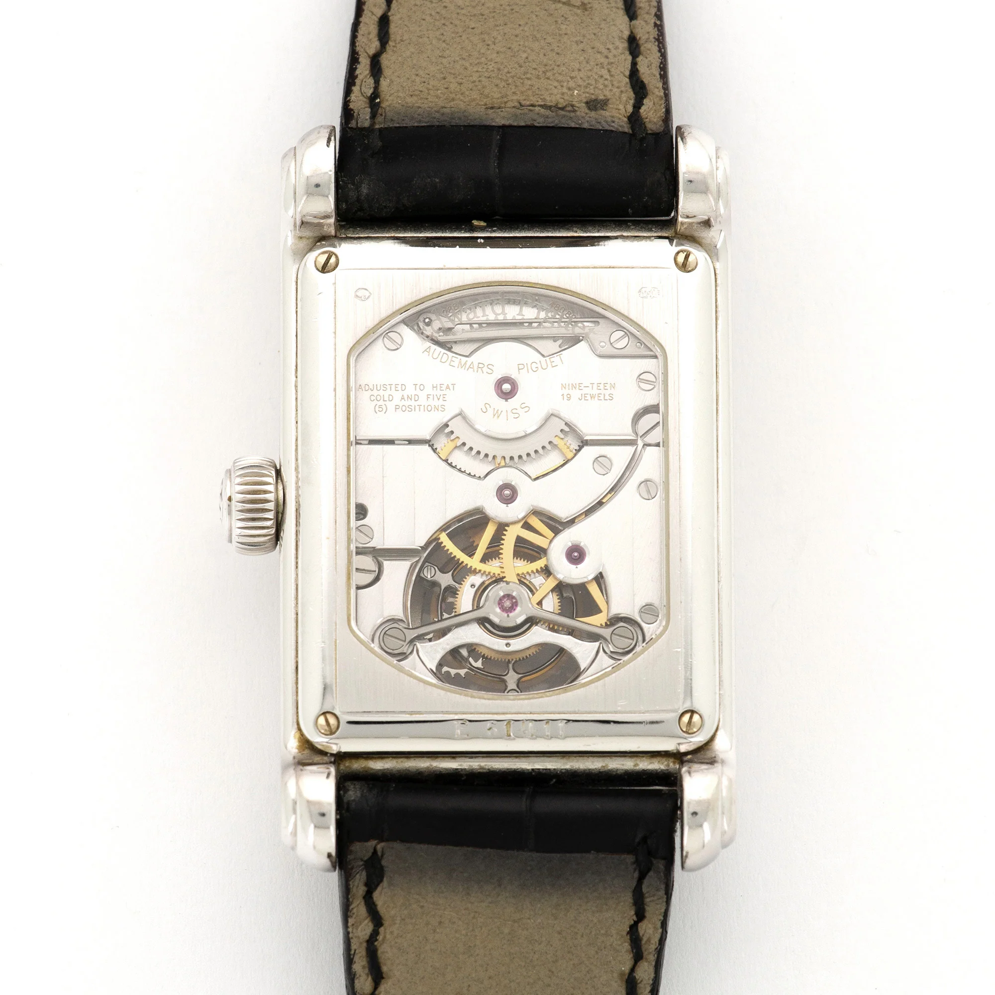 Audemars Piguet White Gold Edward Piguet Tourbillon Watch - Image 4