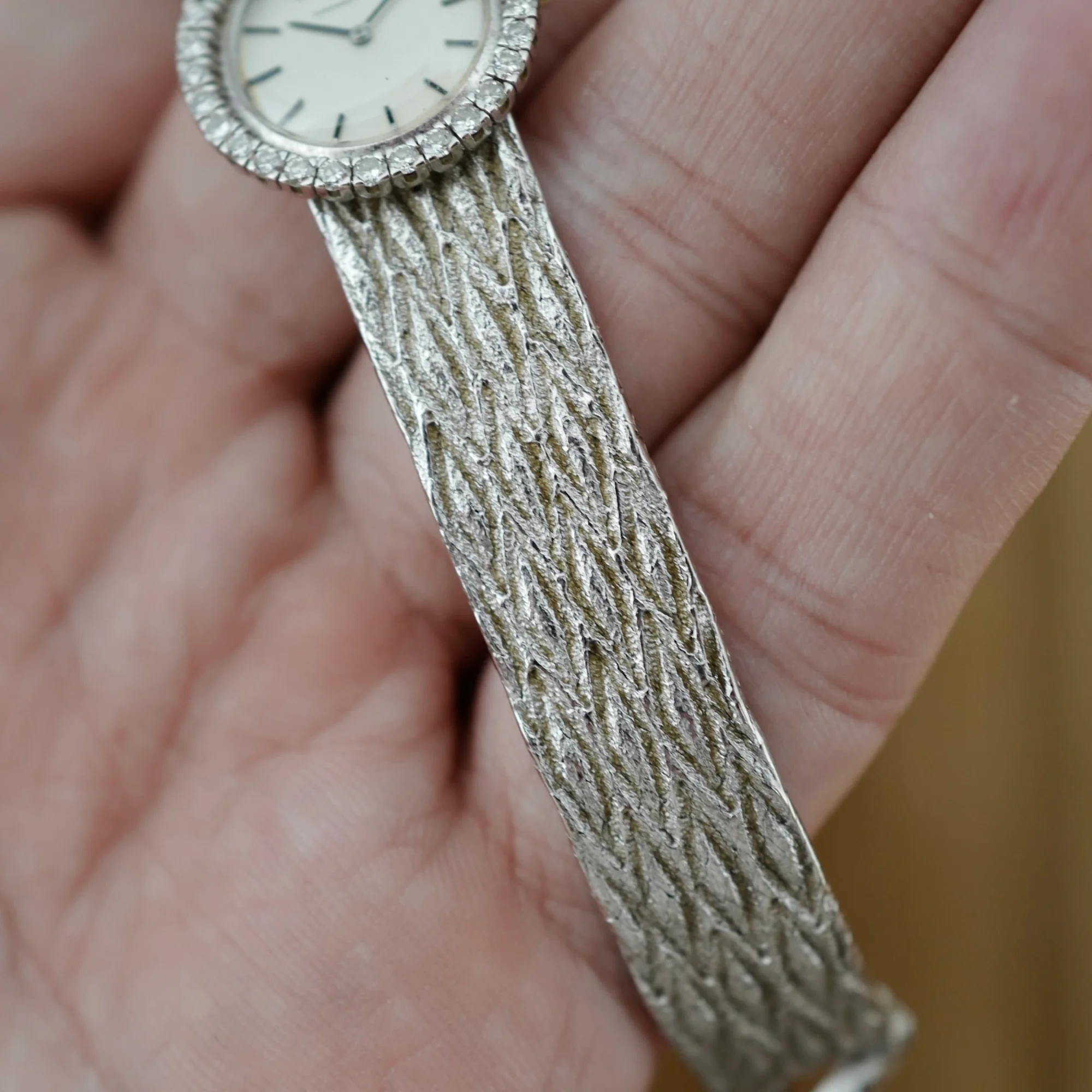 Audemars Piguet White Gold George Lenfant Bracelet Watch - Image 3
