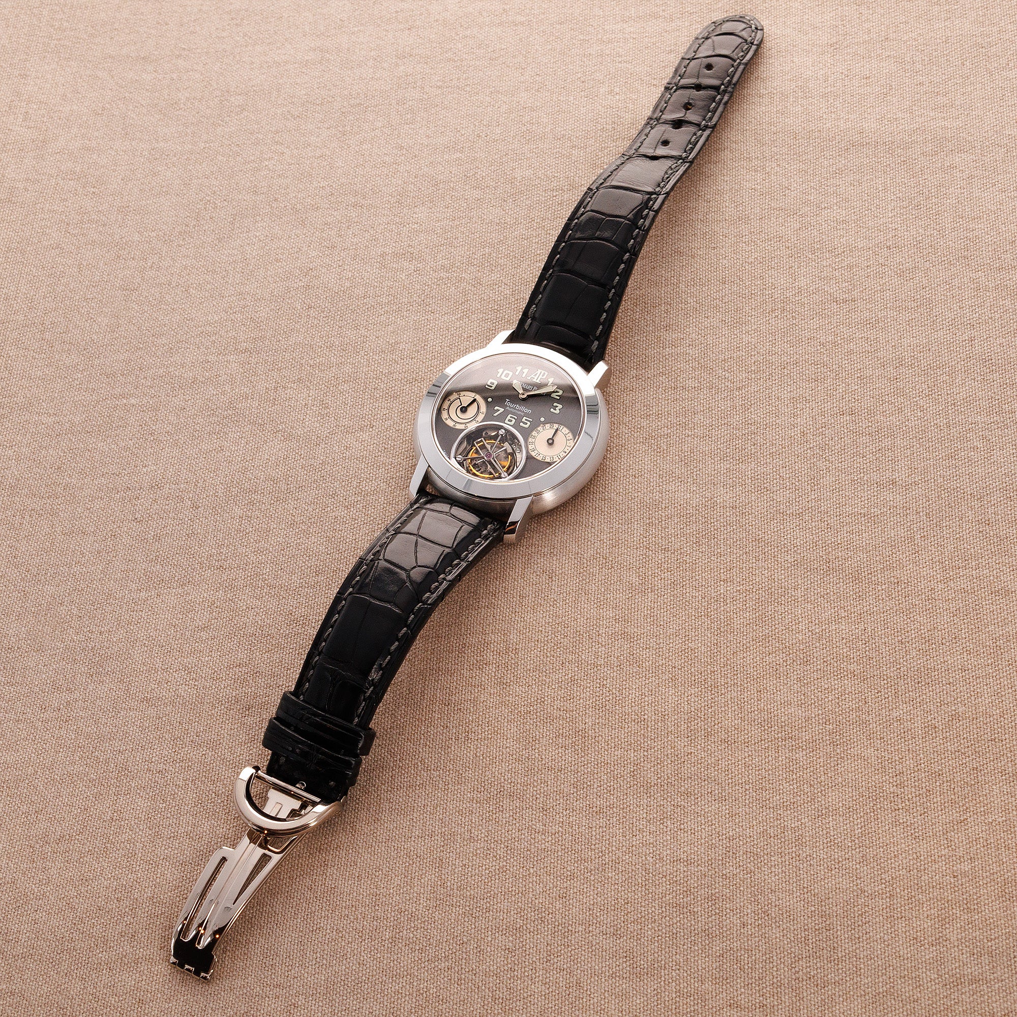 Audemars Piguet White Gold Jules Audemars Tourbillon Ref. 25968 - Image 4