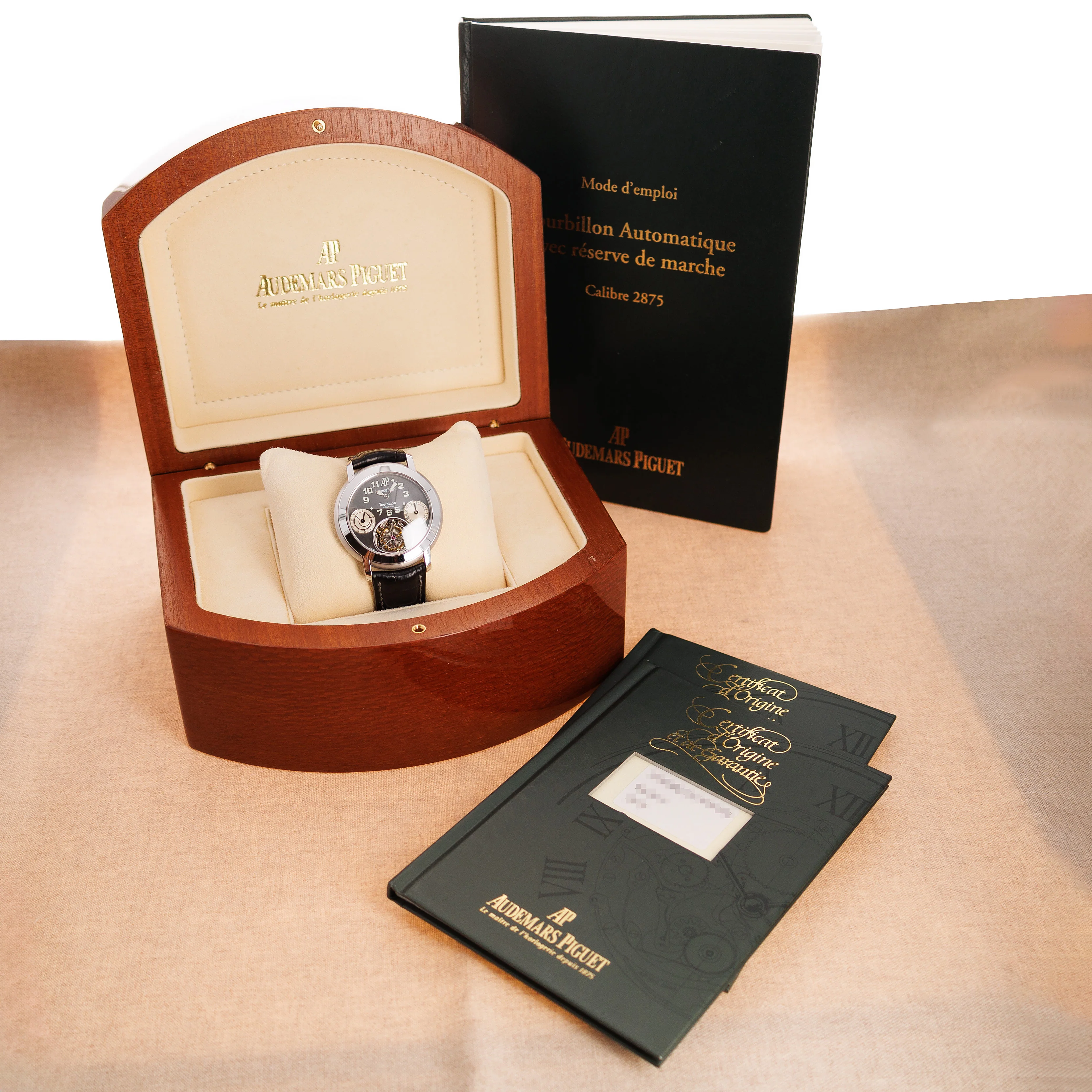 Audemars Piguet White Gold Jules Audemars Tourbillon Ref. 25968 - Image 5