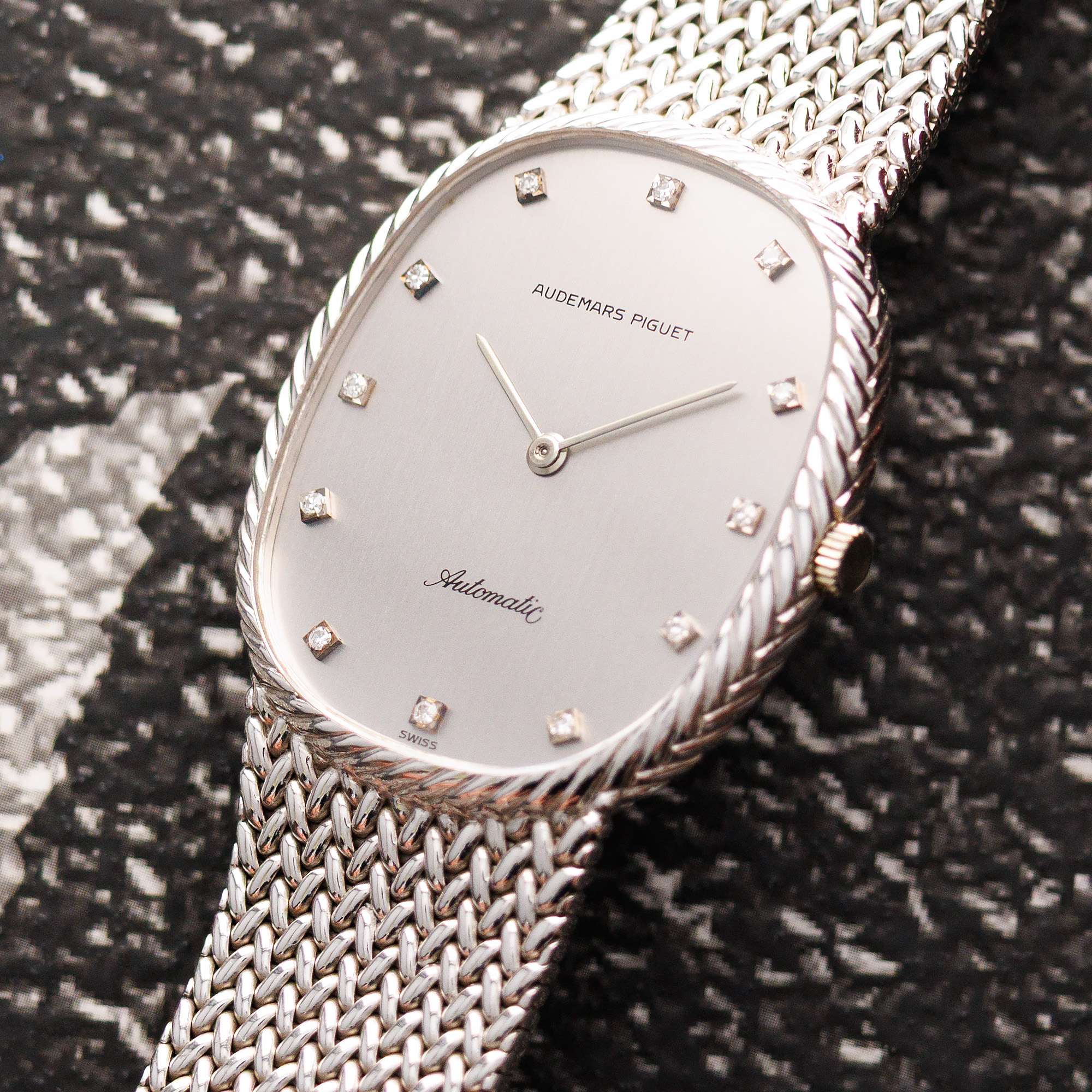 Audemars Piguet White Gold Jumbo Automatic Watch - Image 2