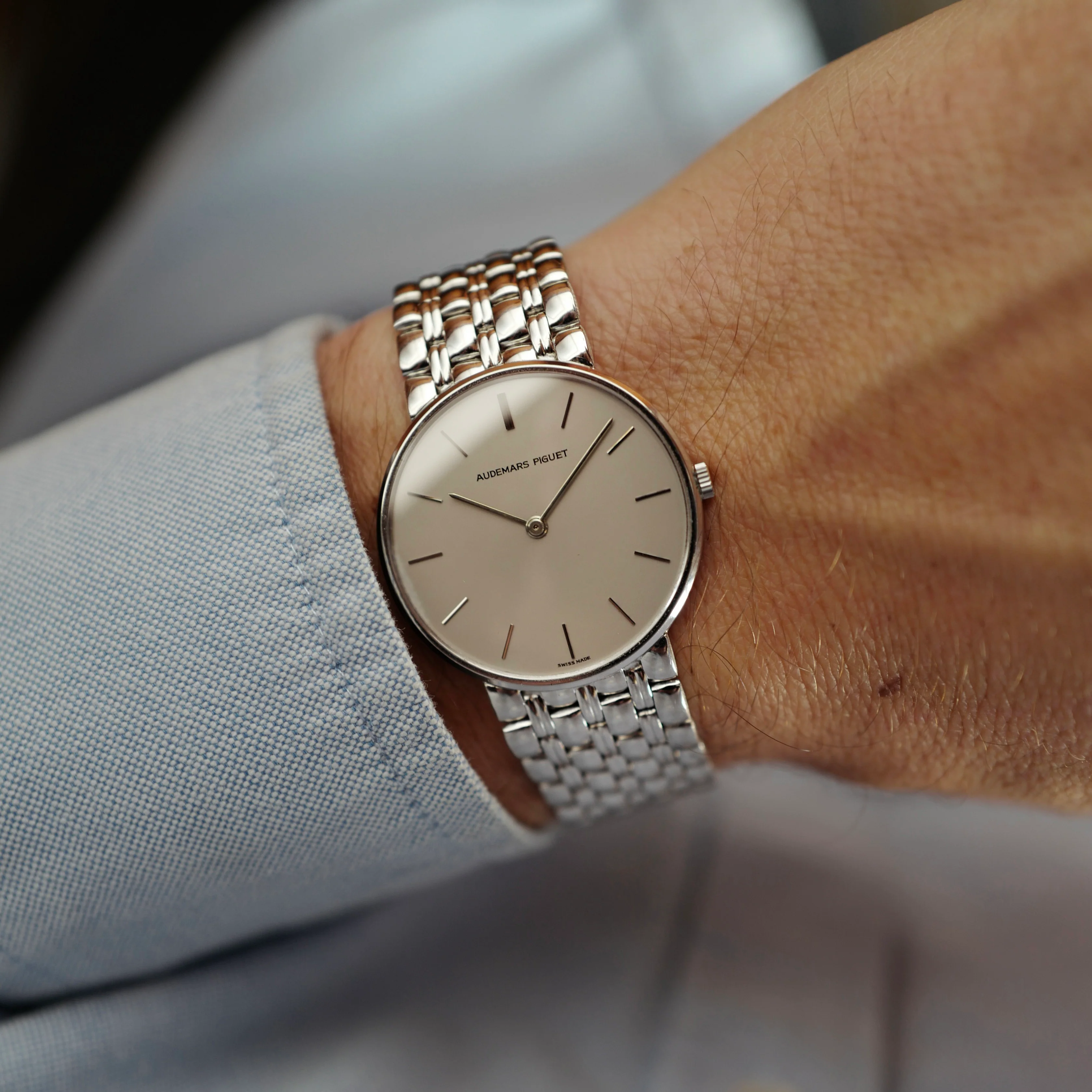 Audemars Piguet White Gold Mechanical Watch - Image 3