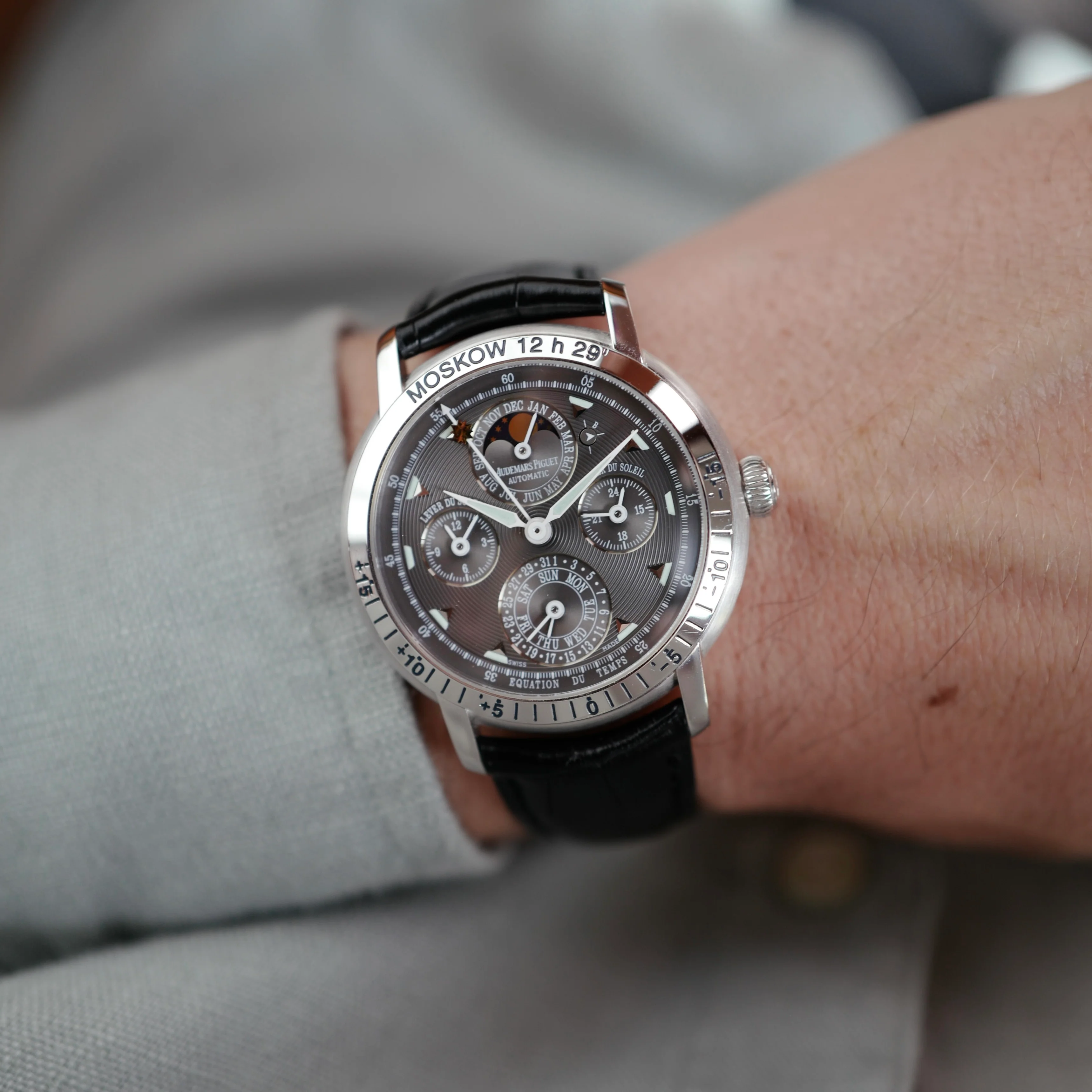 Audemars Piguet White Gold Moskow Perpetual Equation of Time Ref. 25934 - Image 5