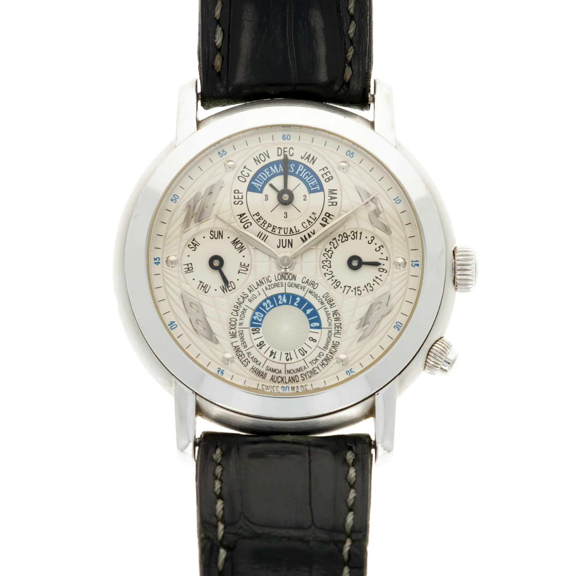 Audemars Piguet White Gold Quantieme Perpetual Metropolis Anniversary Edition Ref. 25962