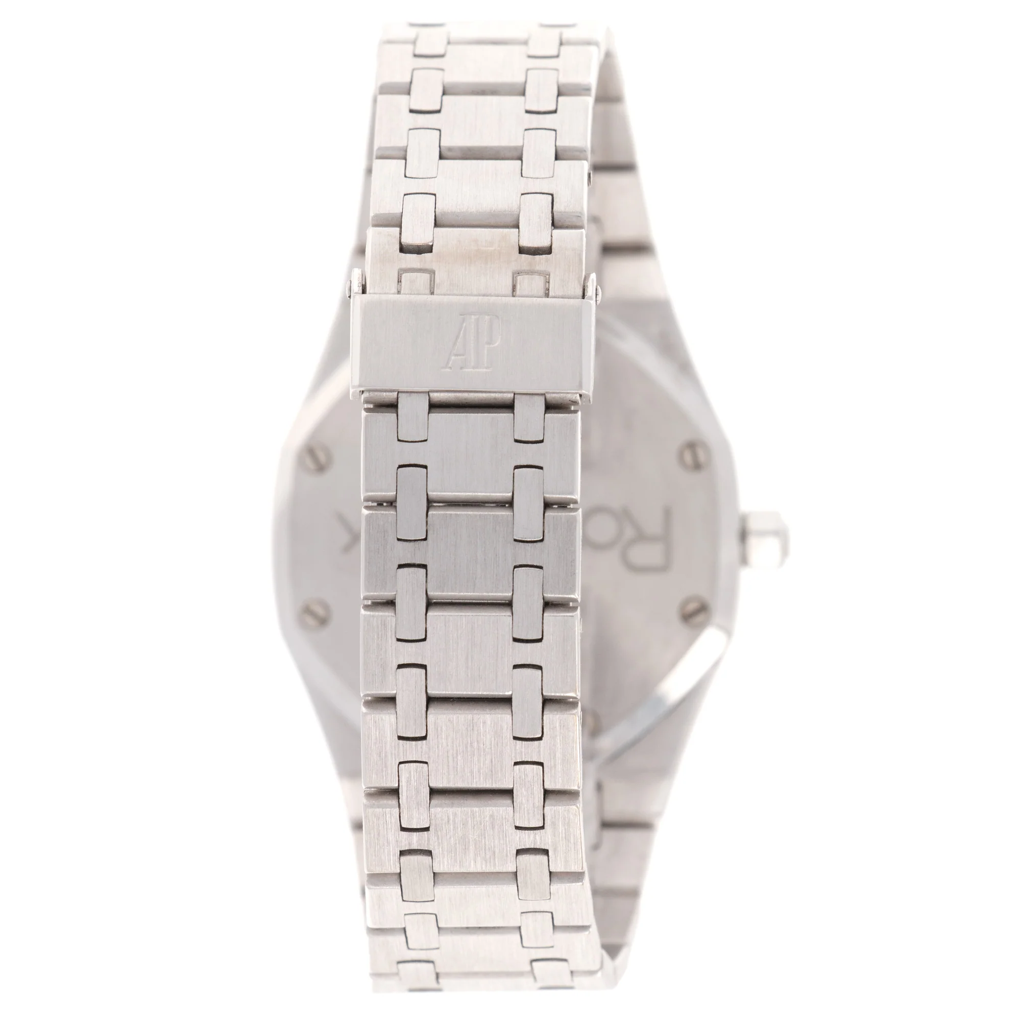 Audemars Piguet White Gold Royal Oak Day-Date Moonphase Diamond Watch - Image 5