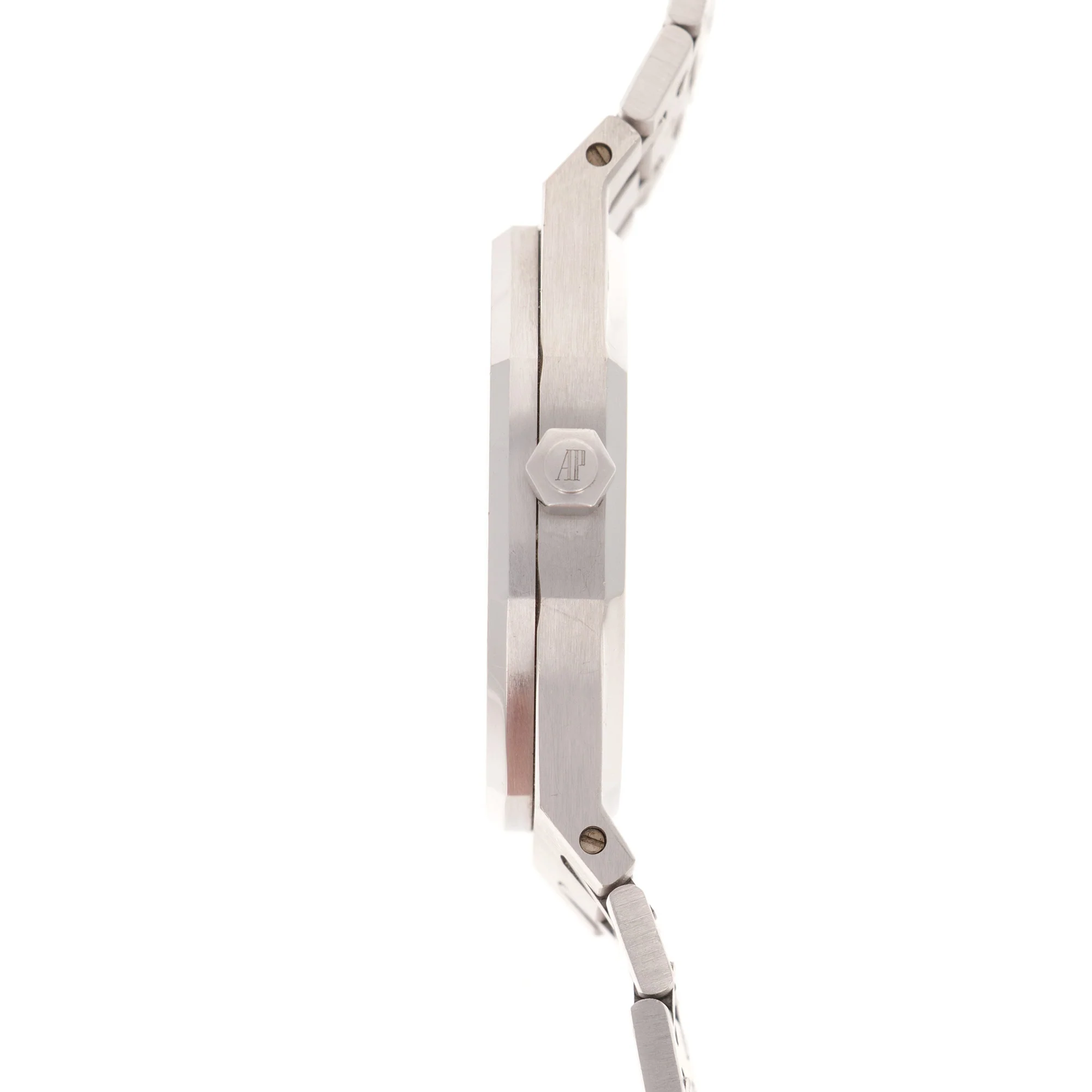 Audemars Piguet White Gold Royal Oak Diamond & Emerald Watch - Image 3