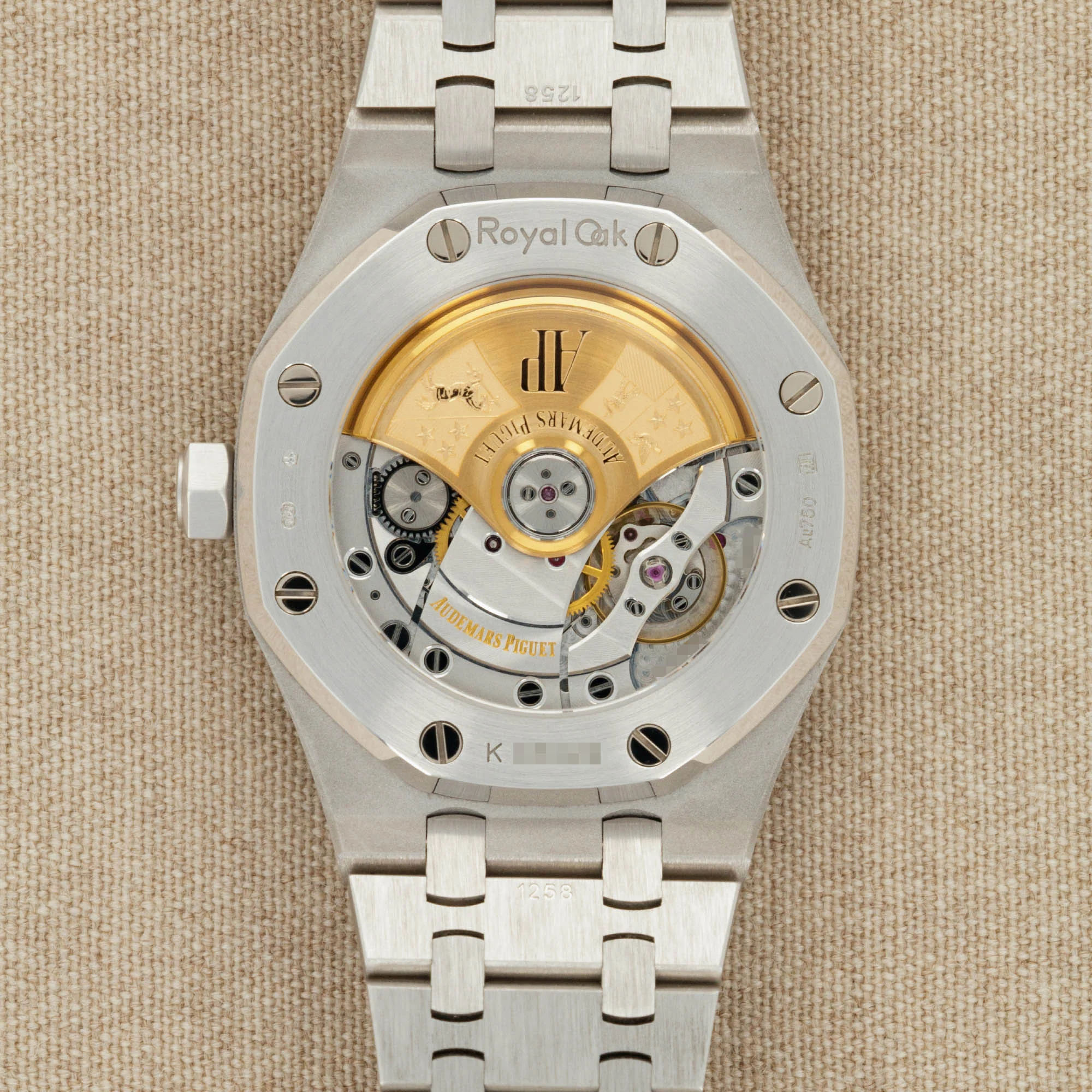 Audemars Piguet White Gold Royal Oak Diamond Watch Ref. 15452 - Image 3