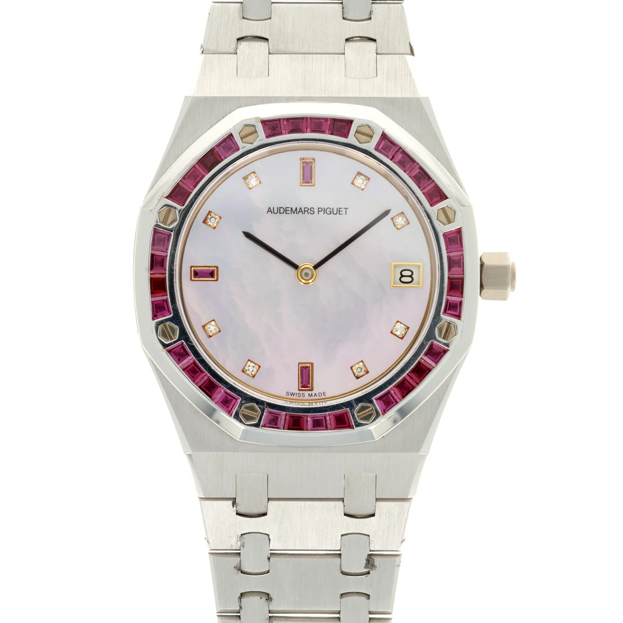 Audemars Piguet White Gold Ruby Royal Oak Ref. 14840