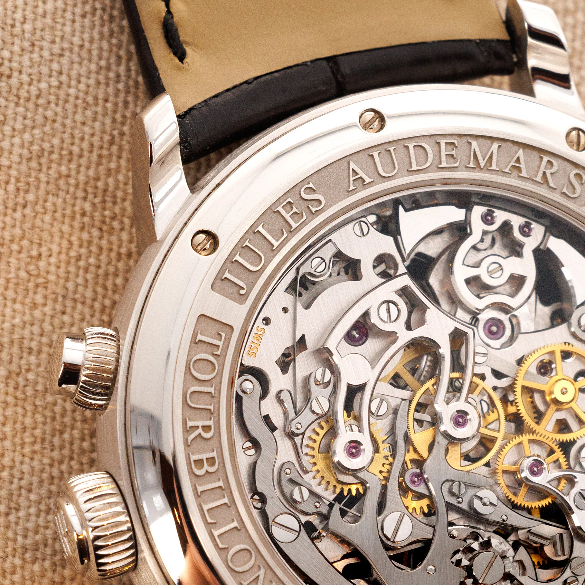 Audemars Piguet White Gold Skeleton Tourbillon Minute Repeater Chronograph Ref. 26345 - Image 6