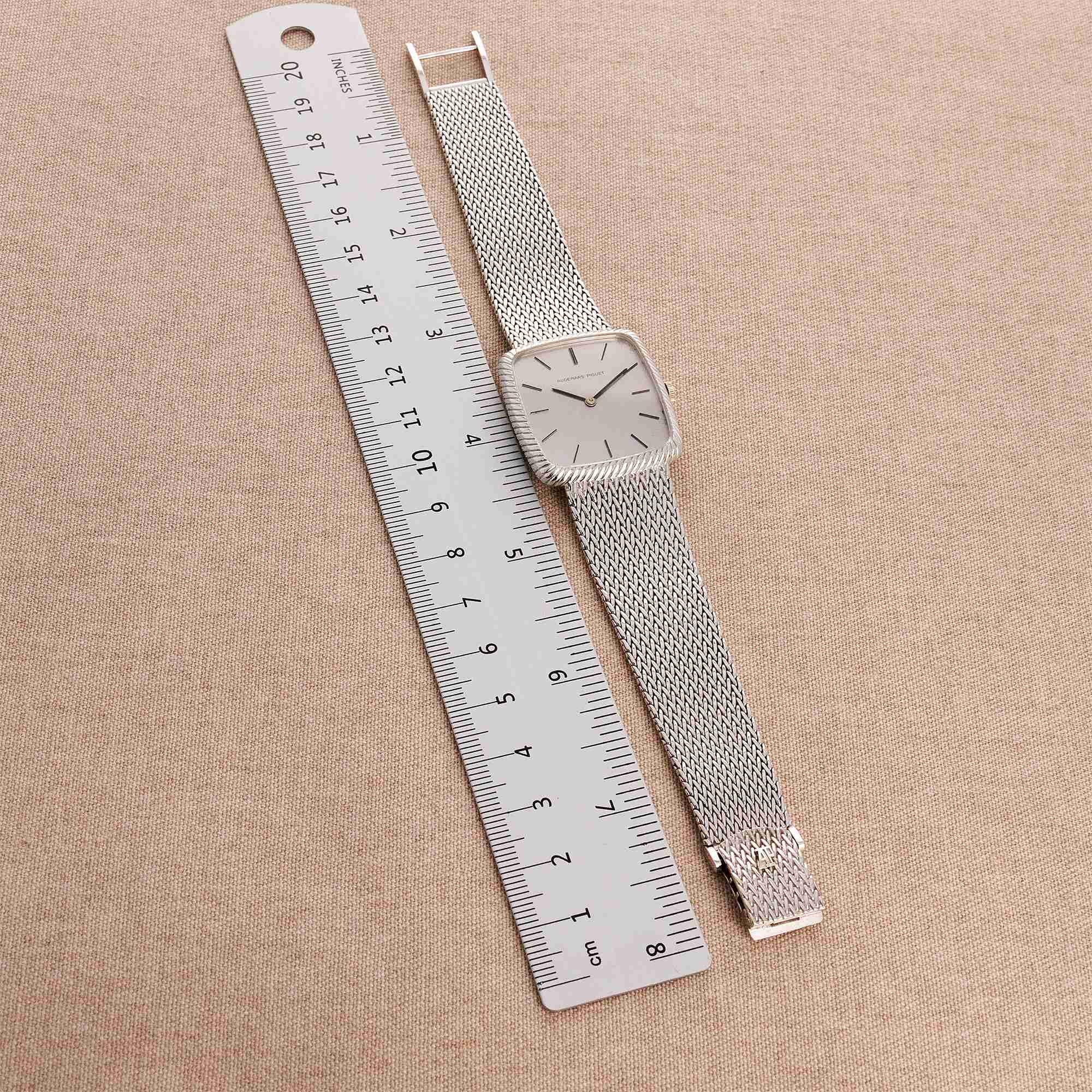 Audemars Piguet White Gold Square Watch - Image 8