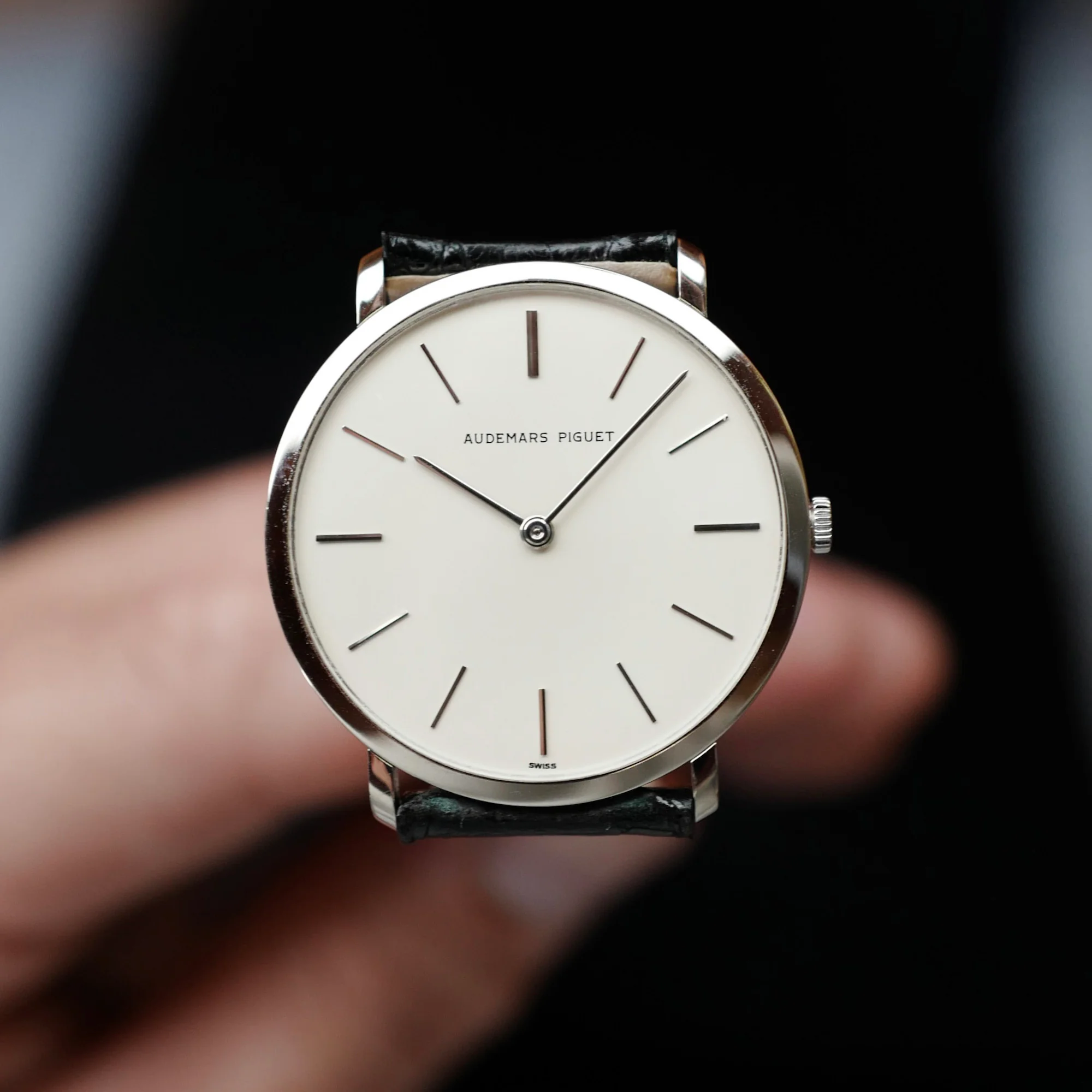 Audemars Piguet White Gold Ultra Thin Watch (New Arrival) - Image 2
