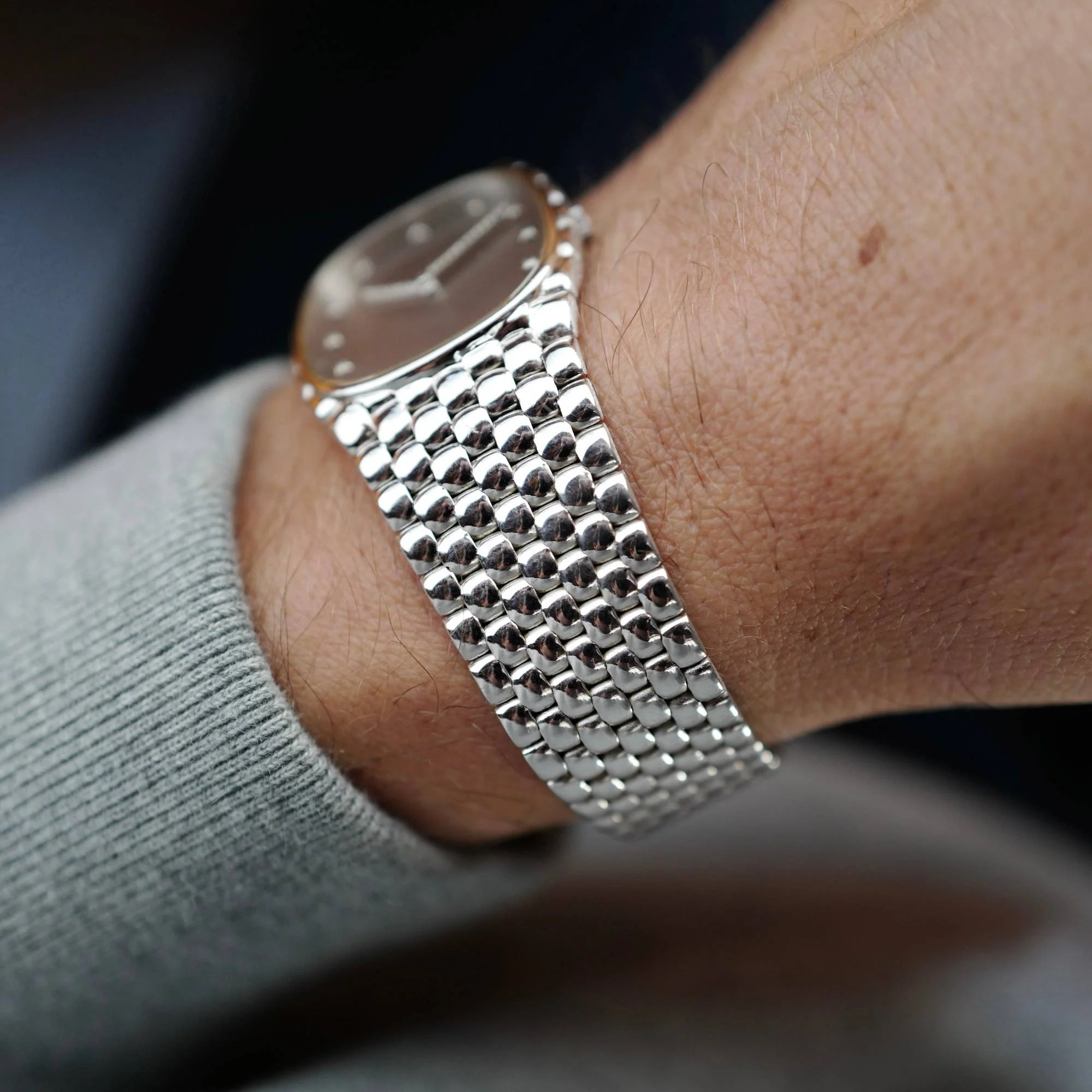 Audemars Piguet White Gold Vintage Bracelet Watch - Image 4