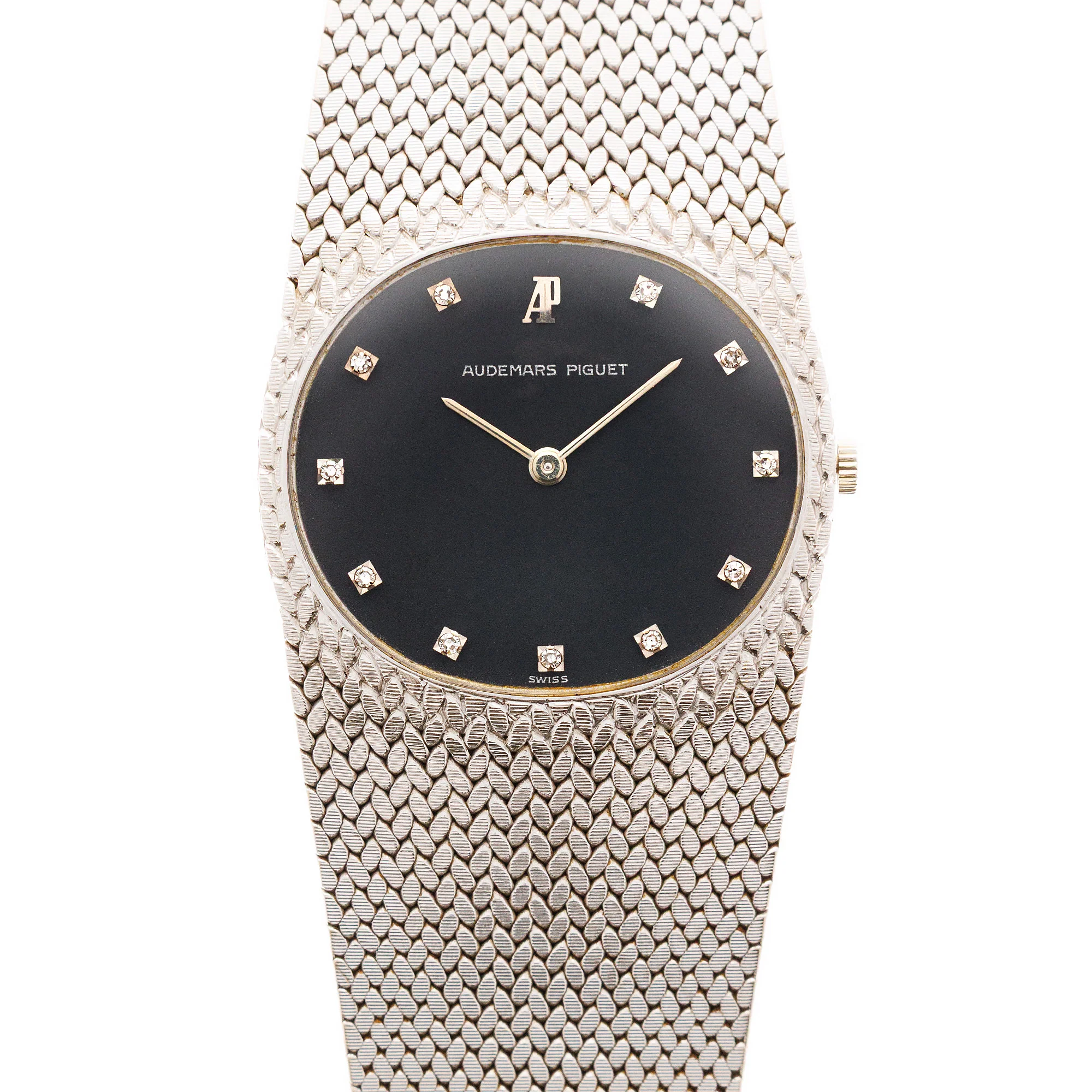 Audemars Piguet White Gold Vintage Oval Watch