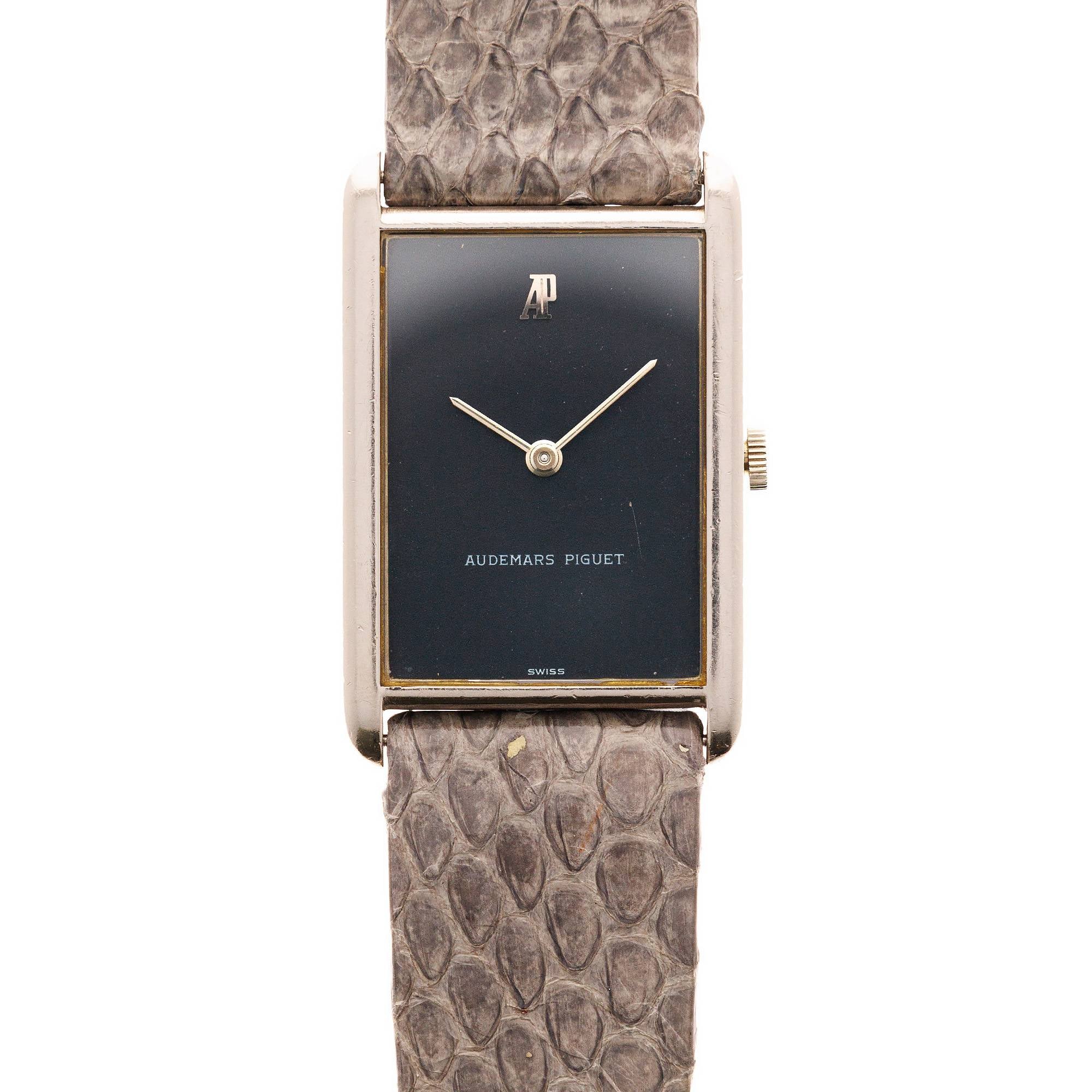 Audemars Piguet White Gold Vintage Tank Watch