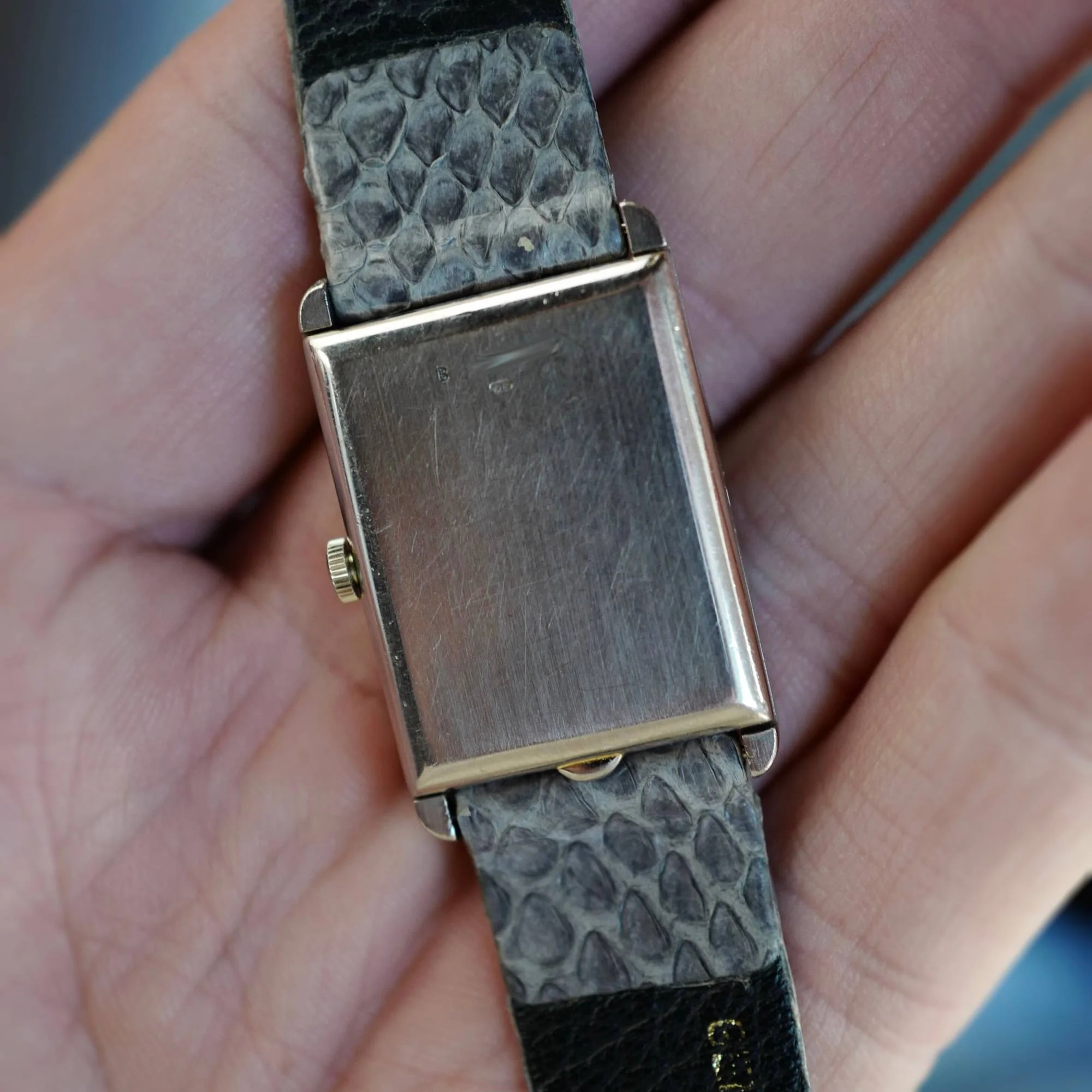 Audemars Piguet White Gold Vintage Tank Watch - Image 6