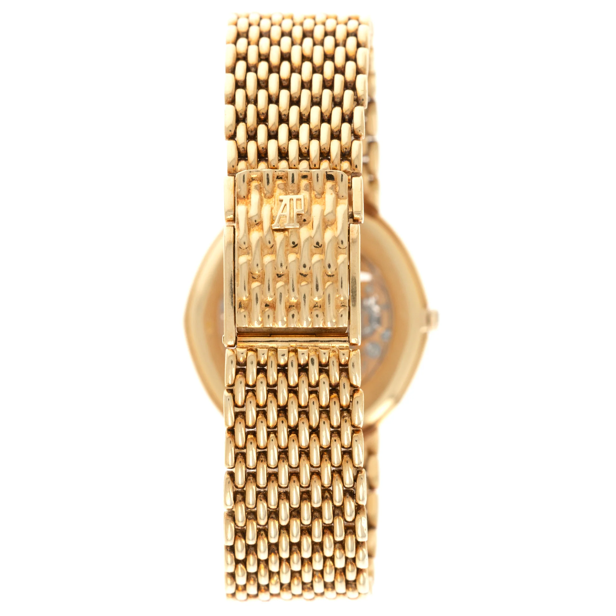 Audemars Piguet Yellow Gold and Diamond Skeleton Watch - Image 5