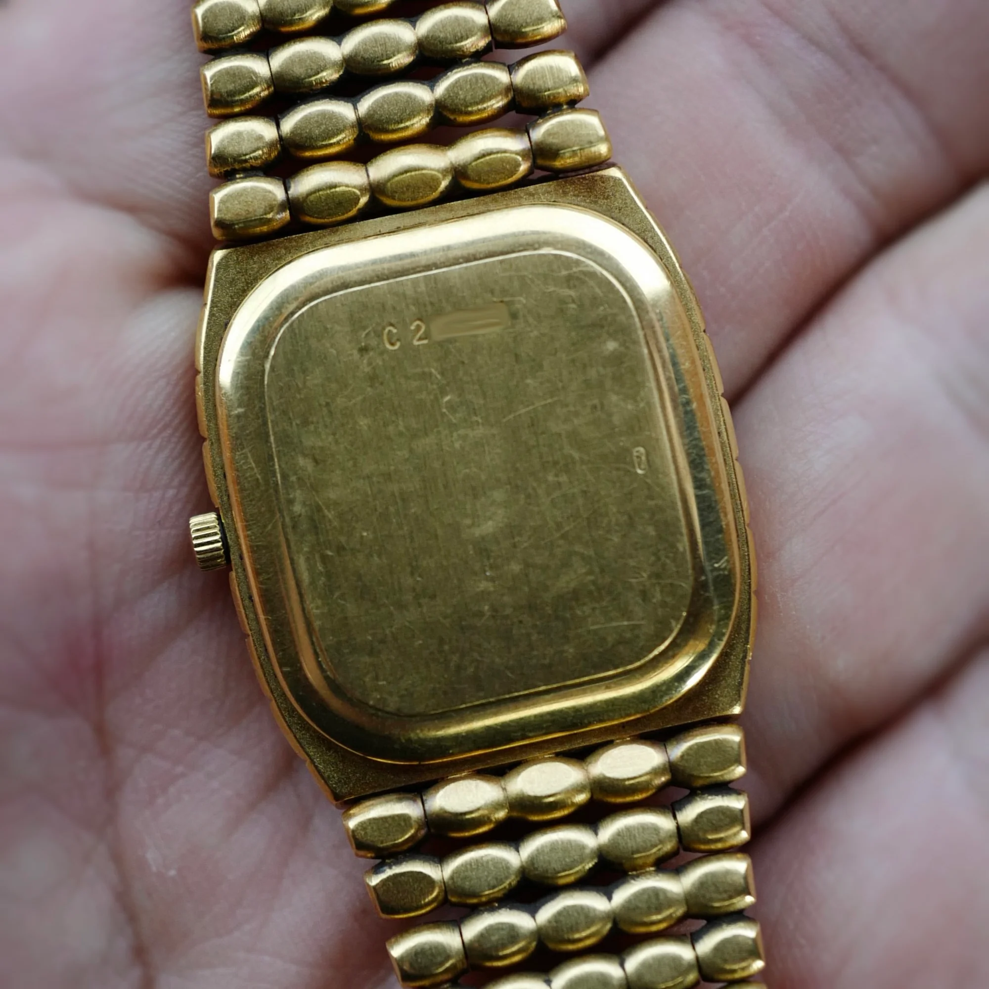 Audemars Piguet Yellow Gold Automatic Bamboo Bullet Bracelet Watch - Image 6