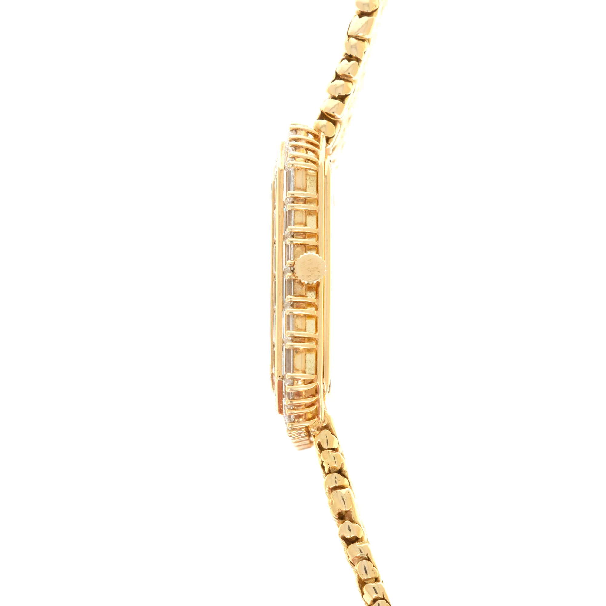 Audemars Piguet Yellow Gold Baguette Diamond Watch - Image 5