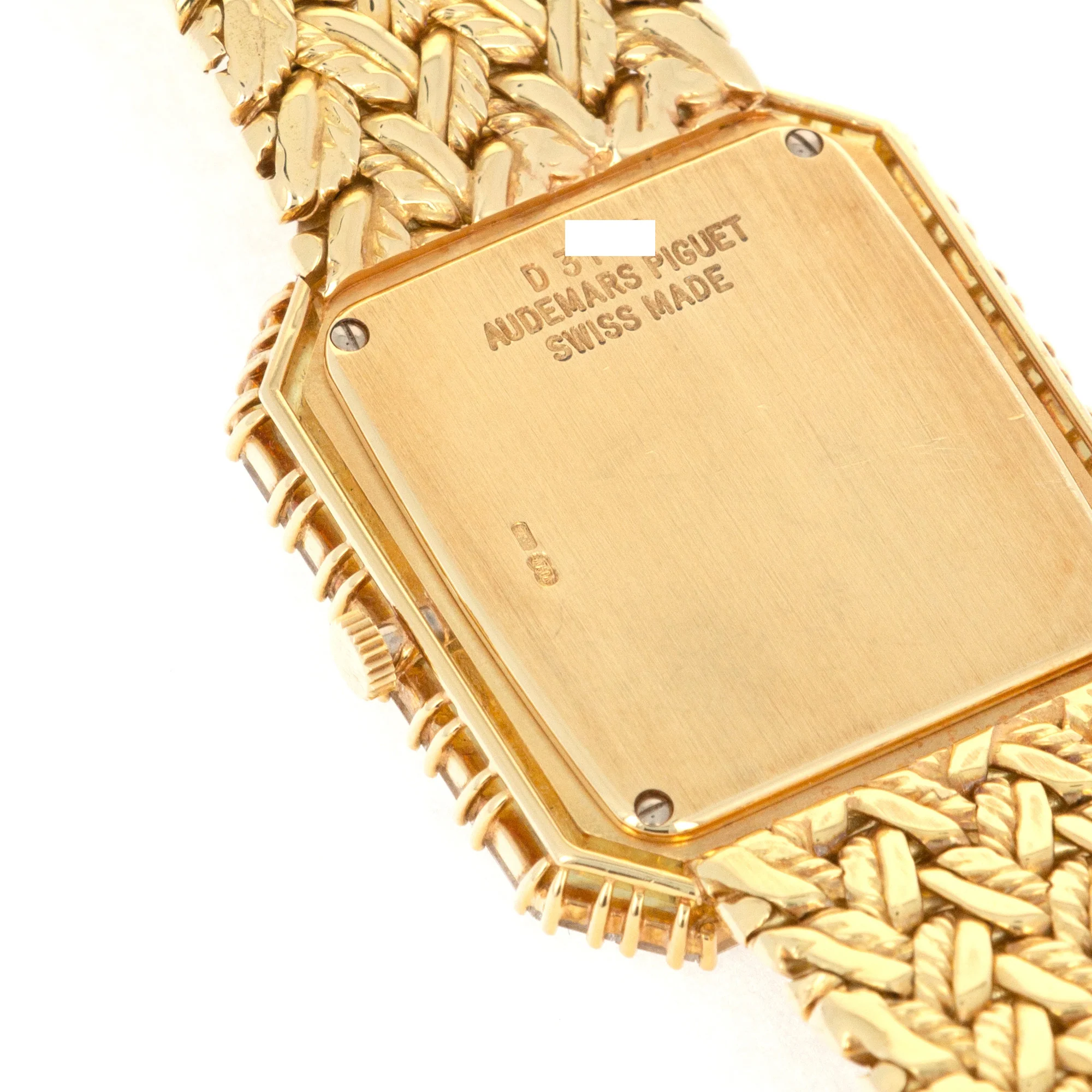 Audemars Piguet Yellow Gold Baguette Diamond Watch - Image 6